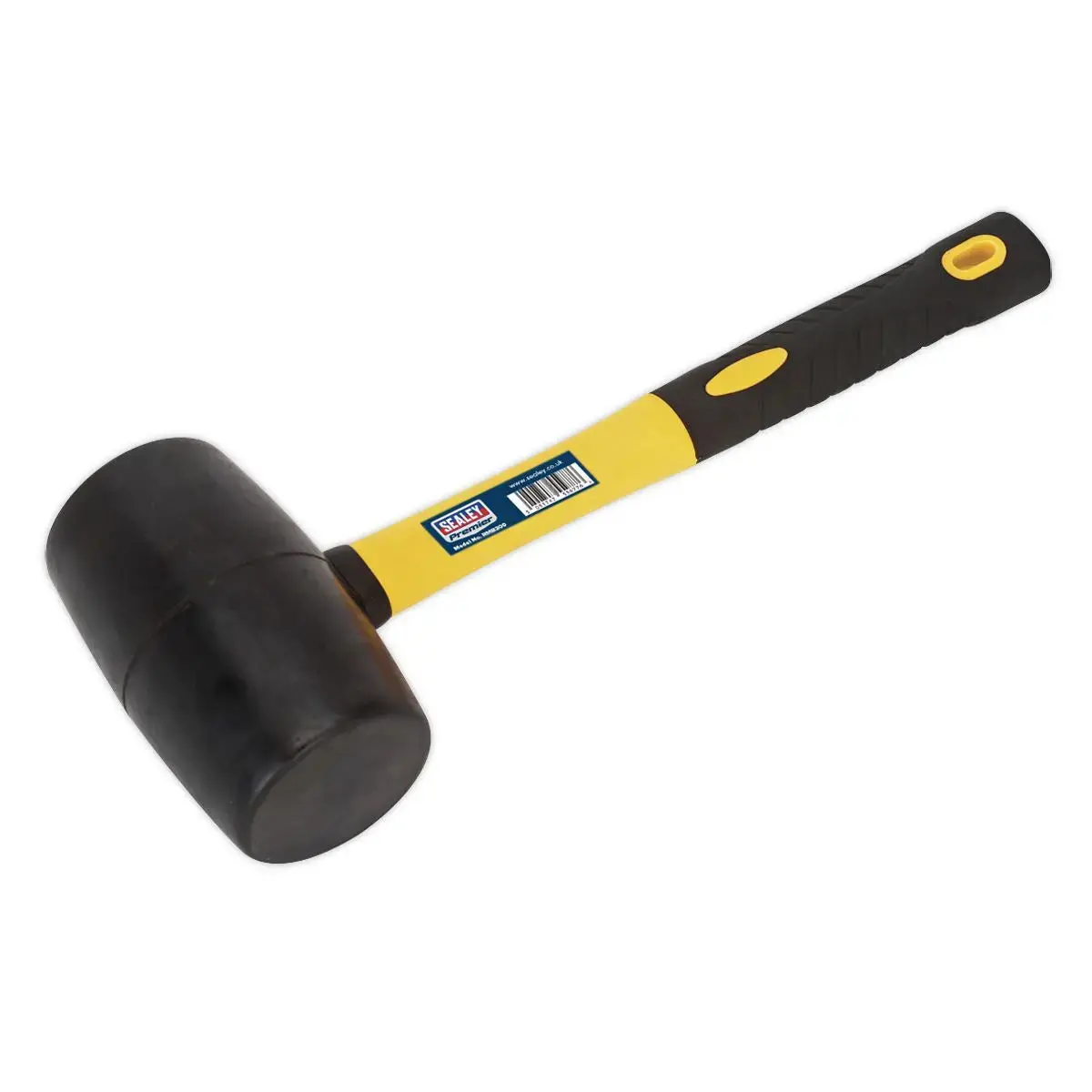 Sealey Premier Rubber Mallet 2Lb With Fibreglass Shaft 1