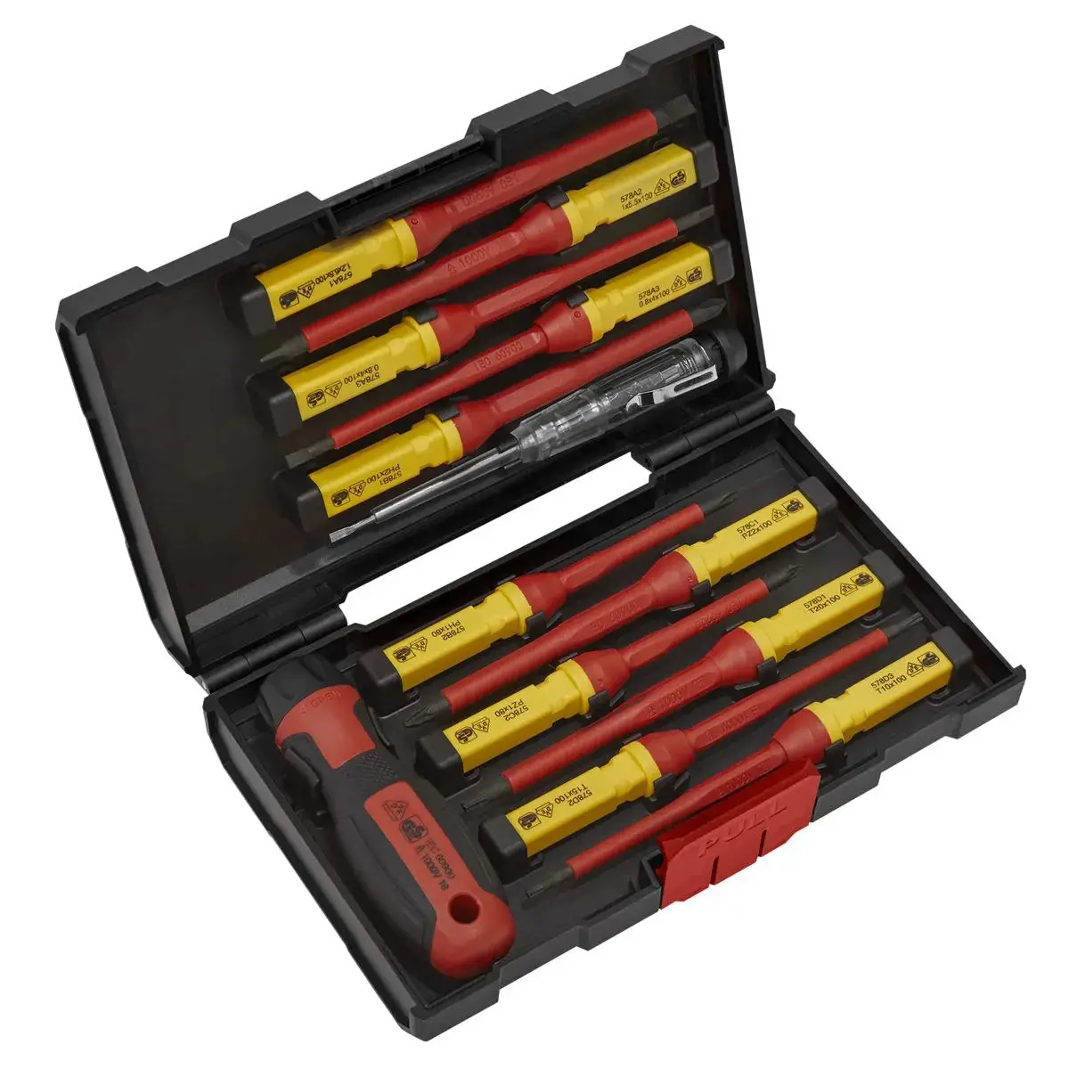 Sealey Premier Screwdriver Set 13Pc Interchangeable - Vde Approved 1