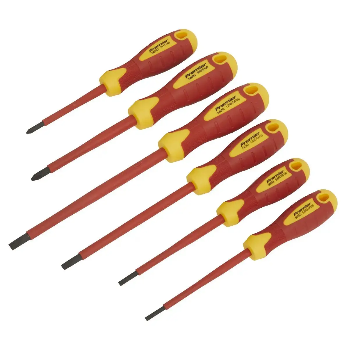 Sealey Premier Screwdriver Set 6Pc Vde Approved 1