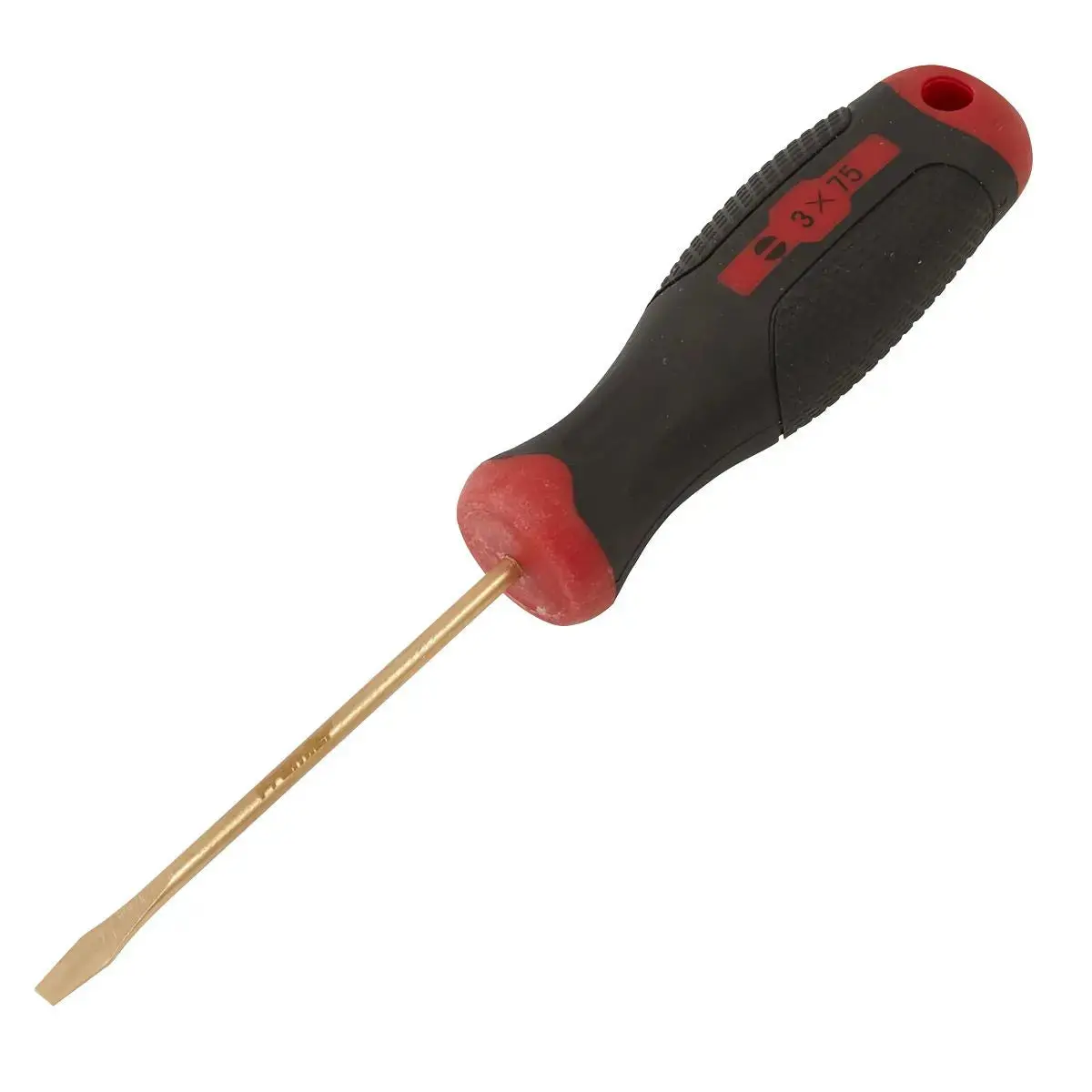Sealey Premier Screwdriver Slotted 3 X 75Mm - Non-Sparking 1