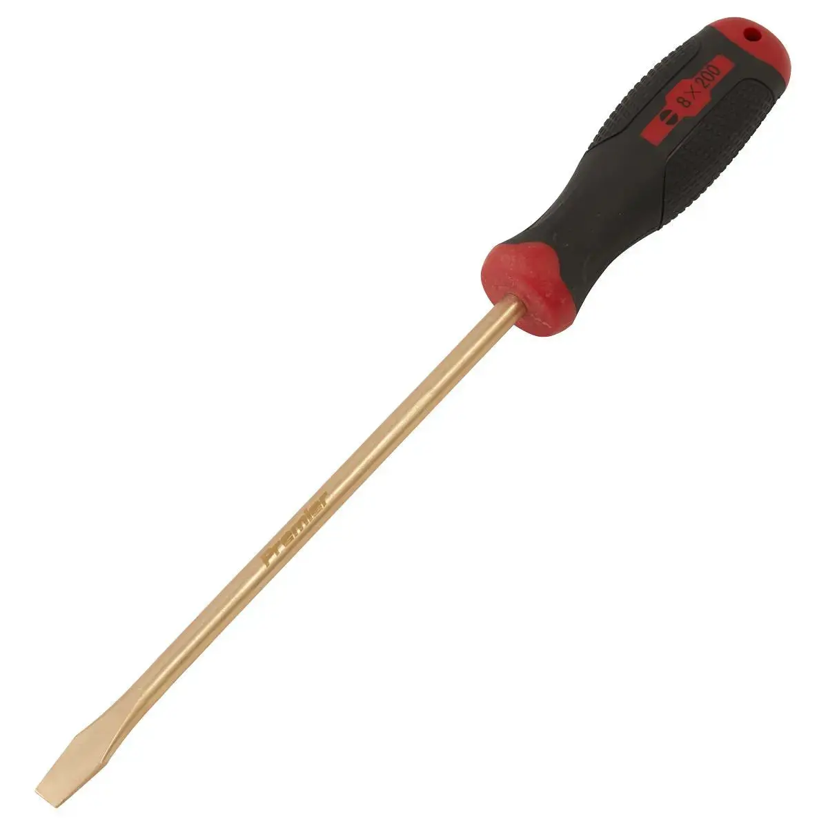 Sealey Premier Screwdriver Slotted 8 X 200Mm - Non-Sparking 1