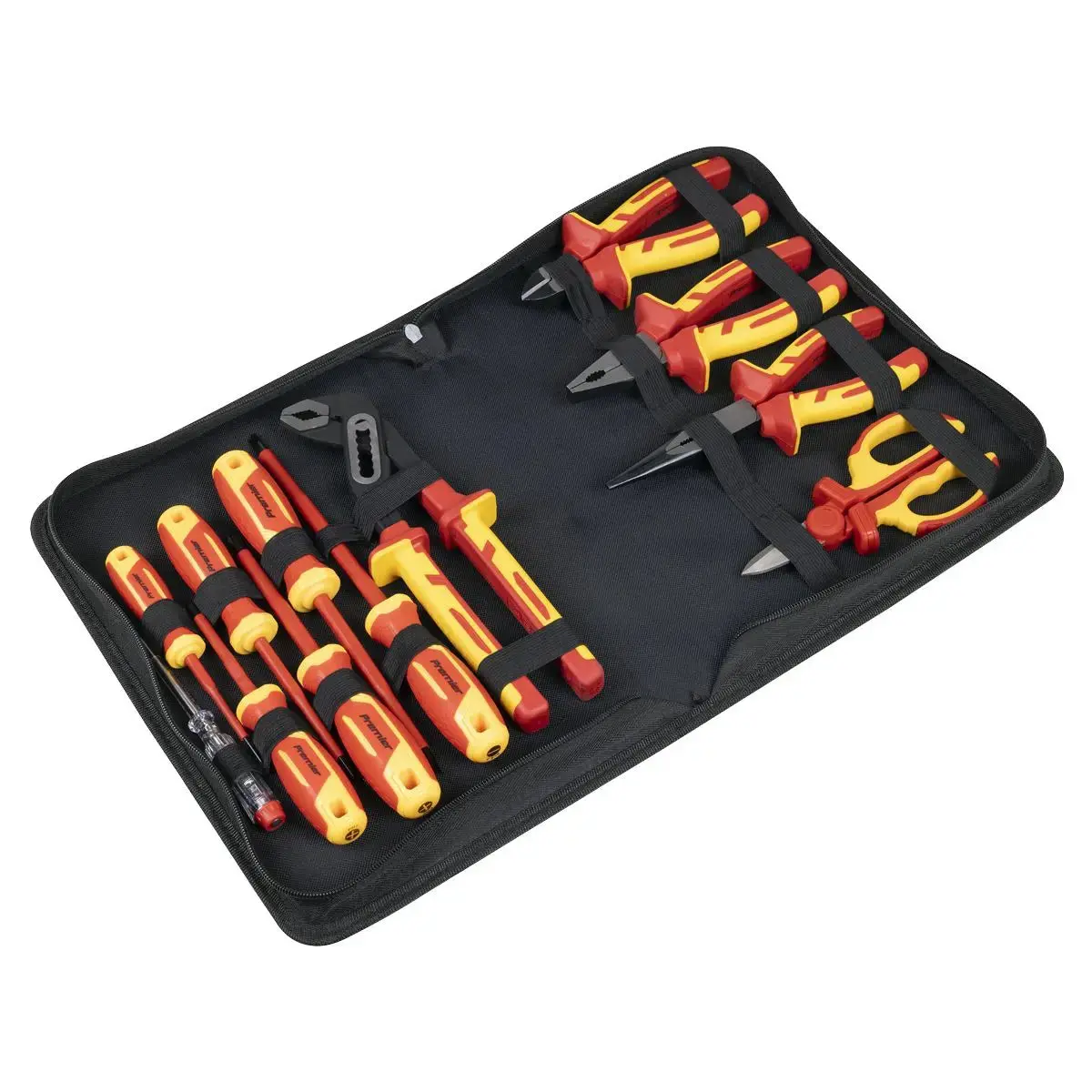 Sealey Premier Screwdriver, Pliers & Scissor Set 12Pc - Vde Approved 1