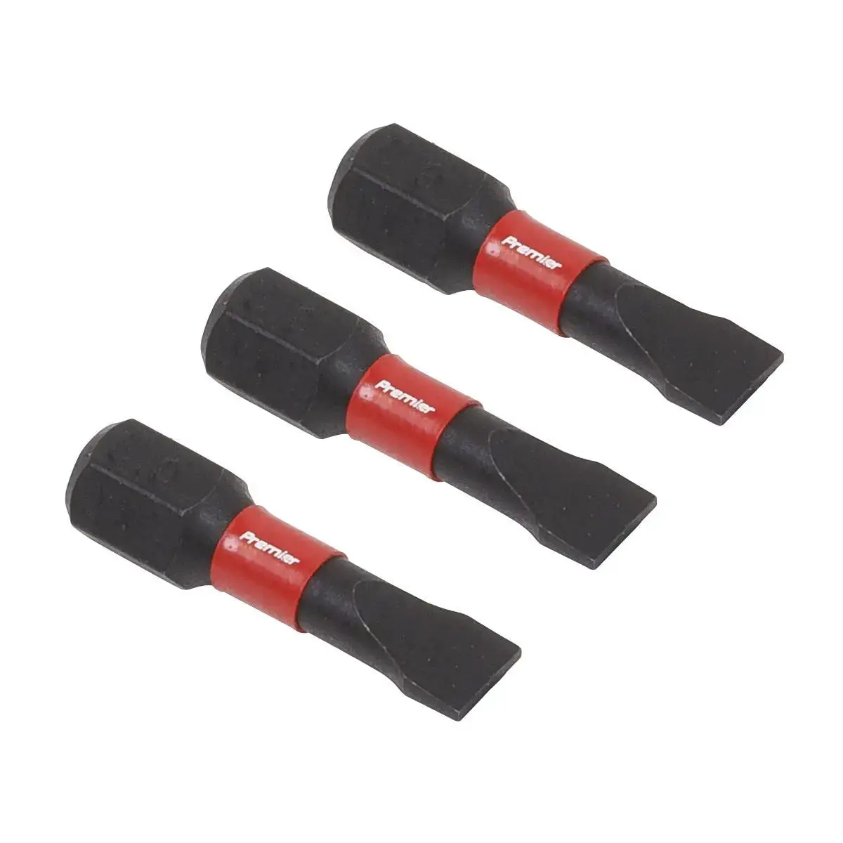 Sealey Premier Slotted 5.5Mm Impact Power Tool Bits 25Mm - 3Pc 1