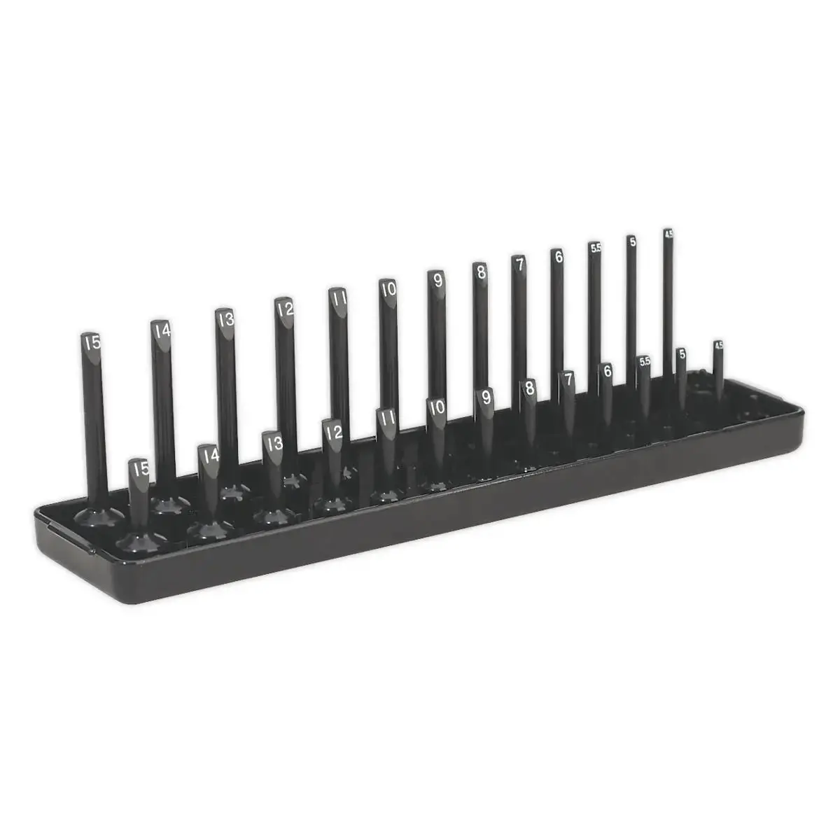 Sealey Premier Socket Holder 1/4"Sq Drive 4-15Mm 1