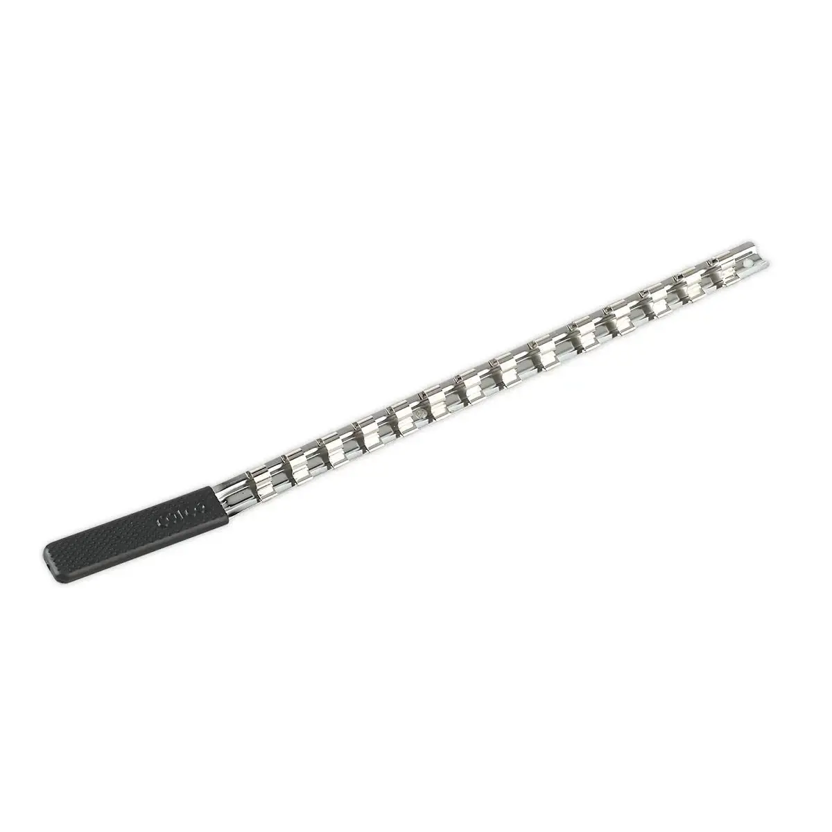 Sealey Premier Socket Retaining Rail With 14 Clips 3/8"Sq Drive 1