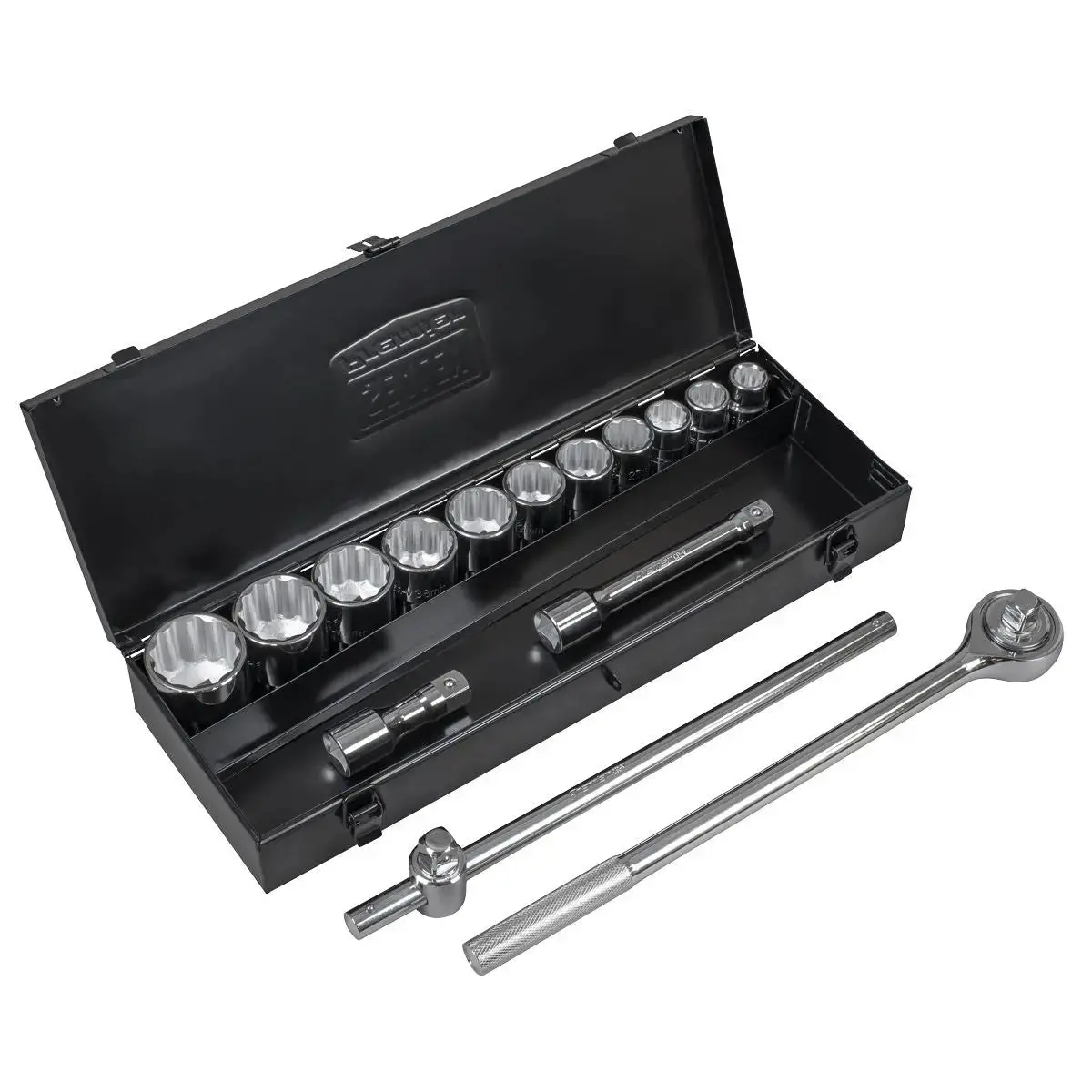 Sealey Premier Socket Set 15Pc 3/4"Sq Drive 12-Point Walldrive® 1