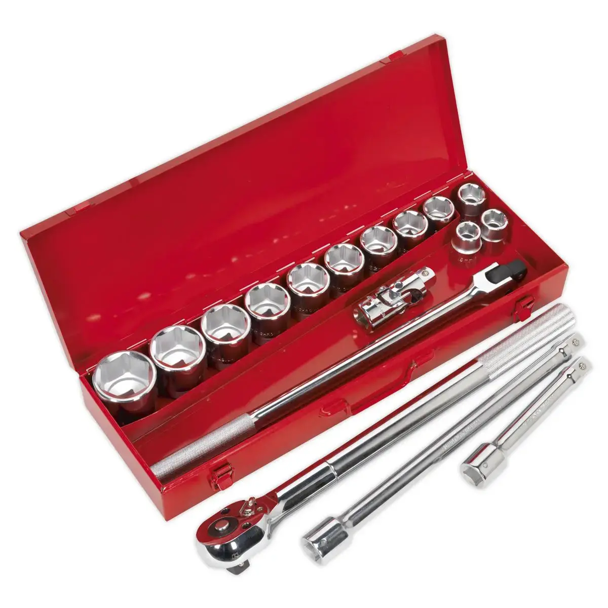 Sealey Premier Socket Set 17Pc 3/4"Sq Drive Walldrive® Metric 1