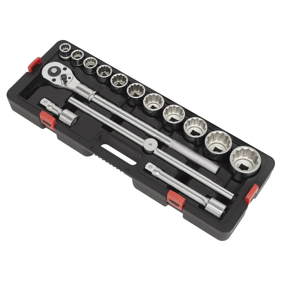 Sealey Premier Socket Set 3/4"Sq Drive 12-Point Walldrive® 15Pc Metric 2