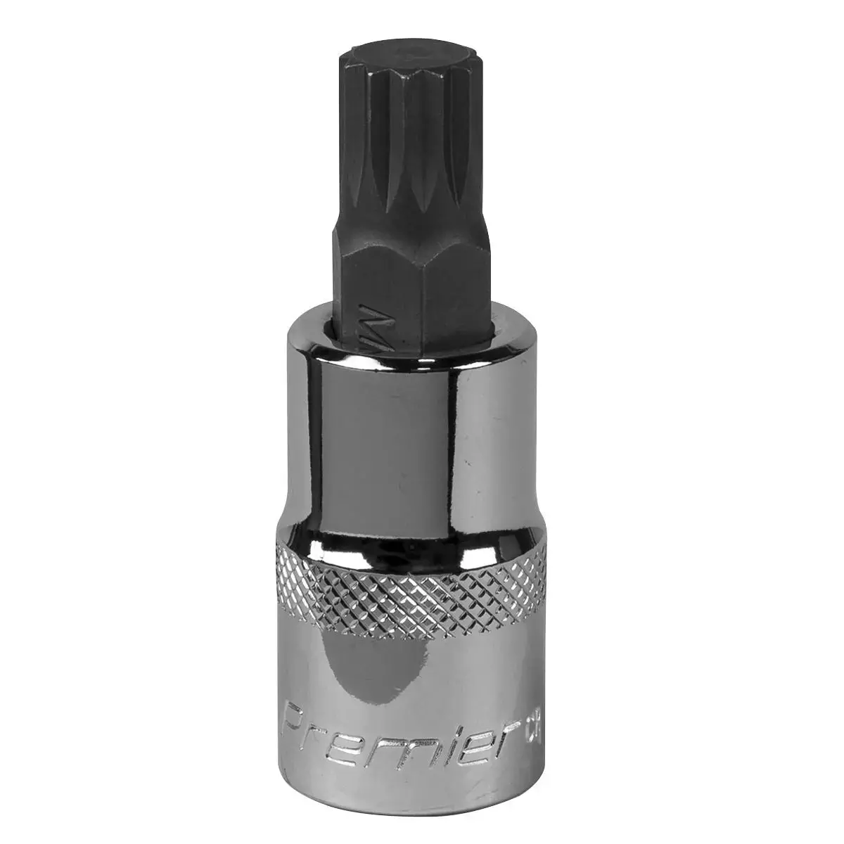 Sealey Premier Spline Socket Bit M12 1/2"Sq Drive 1