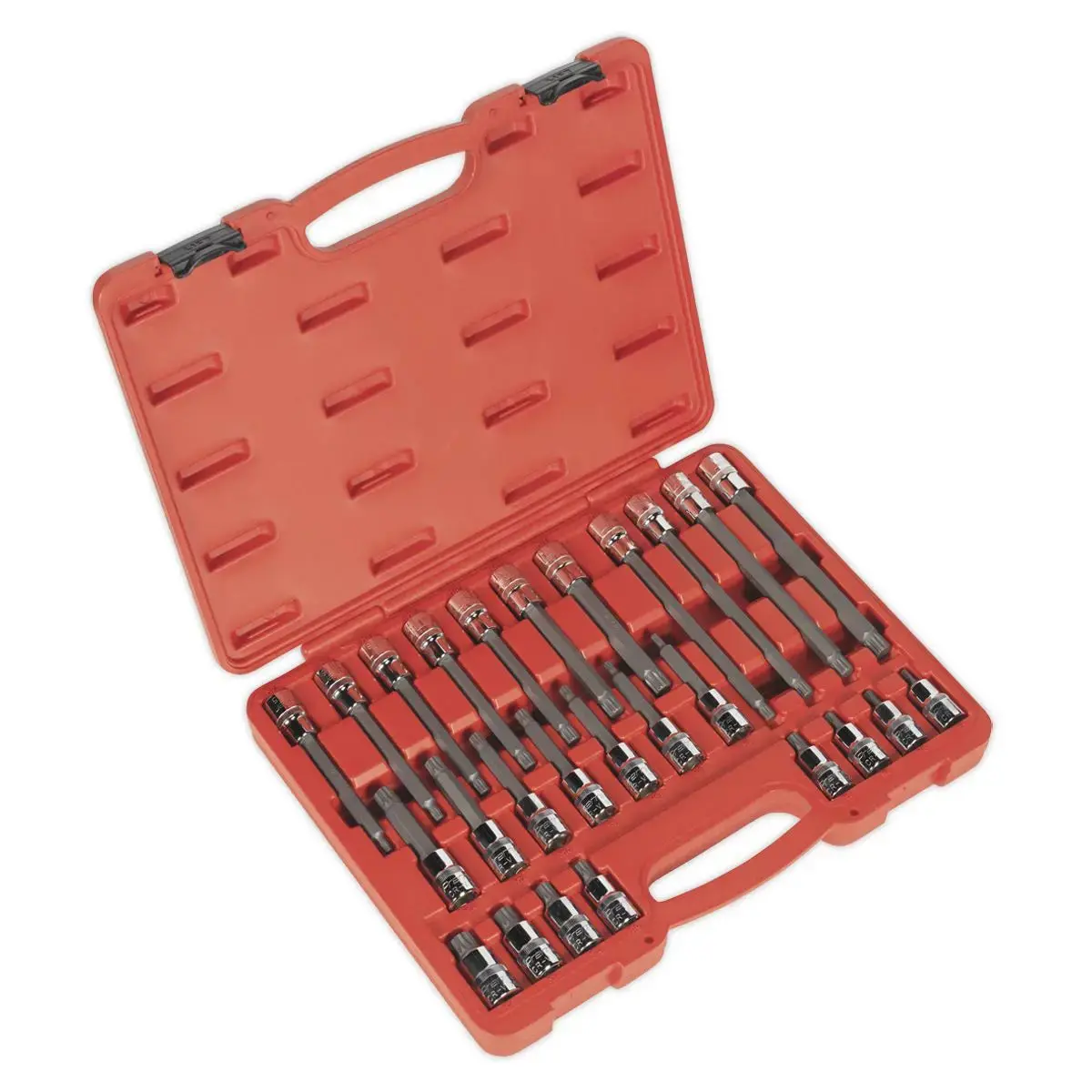 Sealey Premier Spline Socket Bit Set 26Pc 1/2"Sq Drive 1