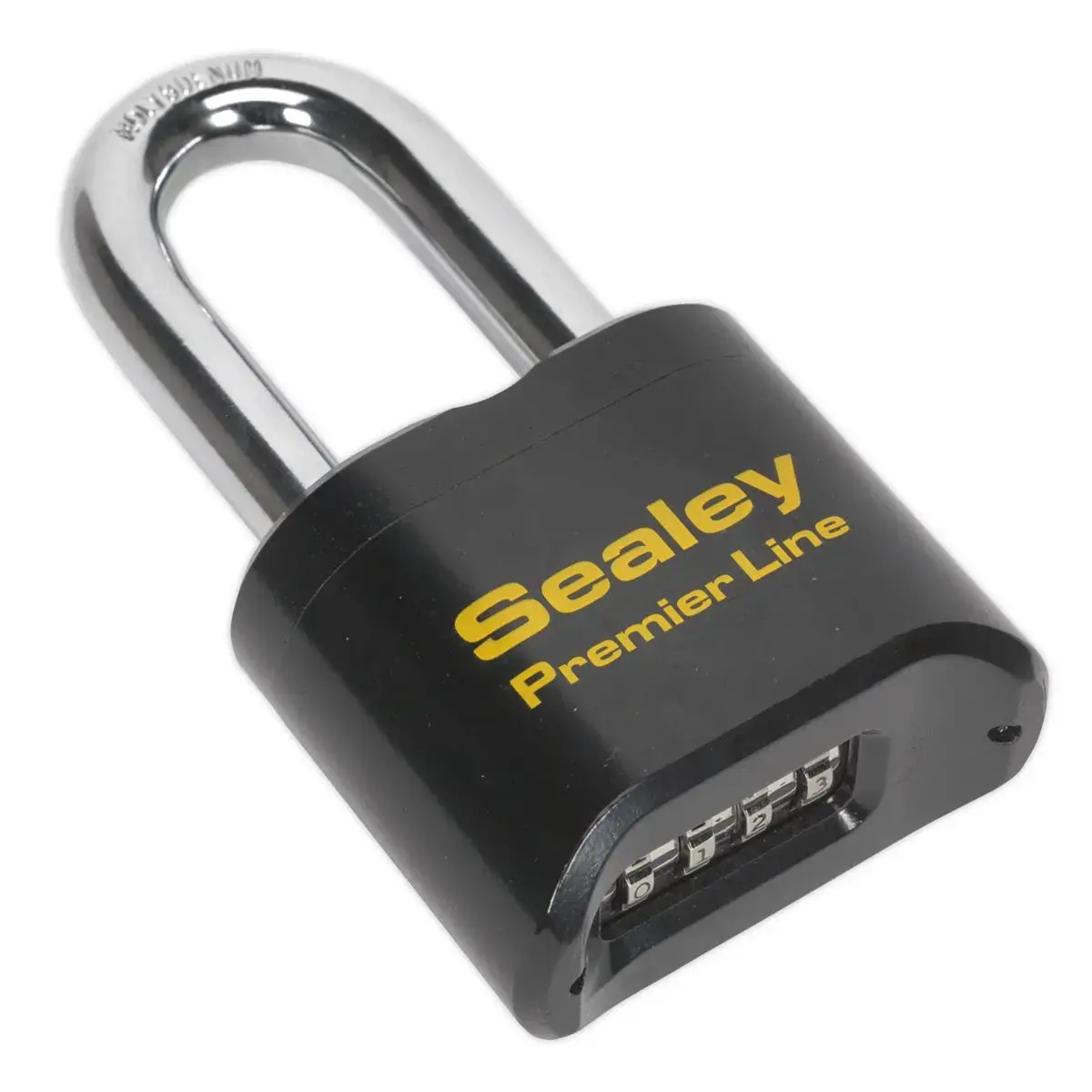 Sealey Premier Steel Body Combination Padlock Long Shackle 62Mm 1