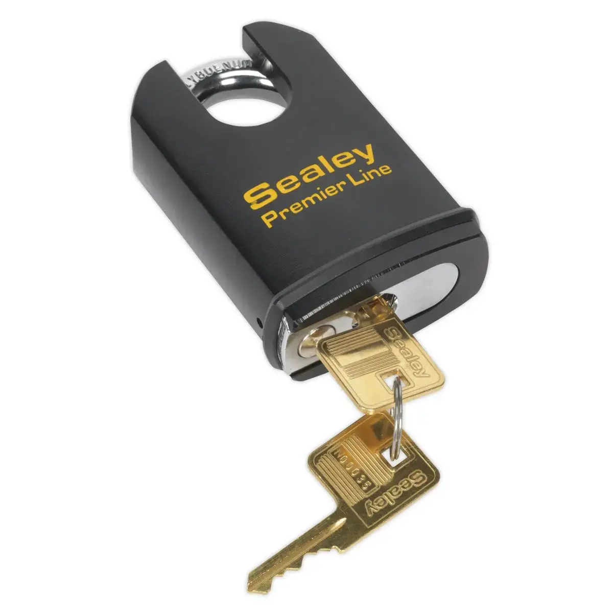 Sealey Premier Steel Body Padlock Shrouded Shackle 61Mm 1