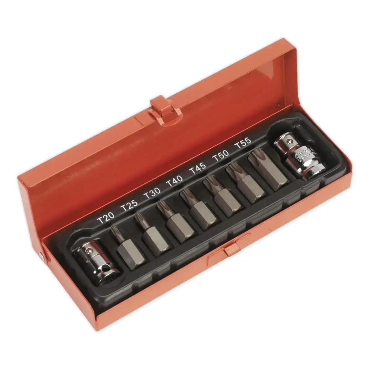 Sealey Premier Trx-Star* Bit & Holder Set 9Pc 3/8" & 1/2"Sq Drive 1