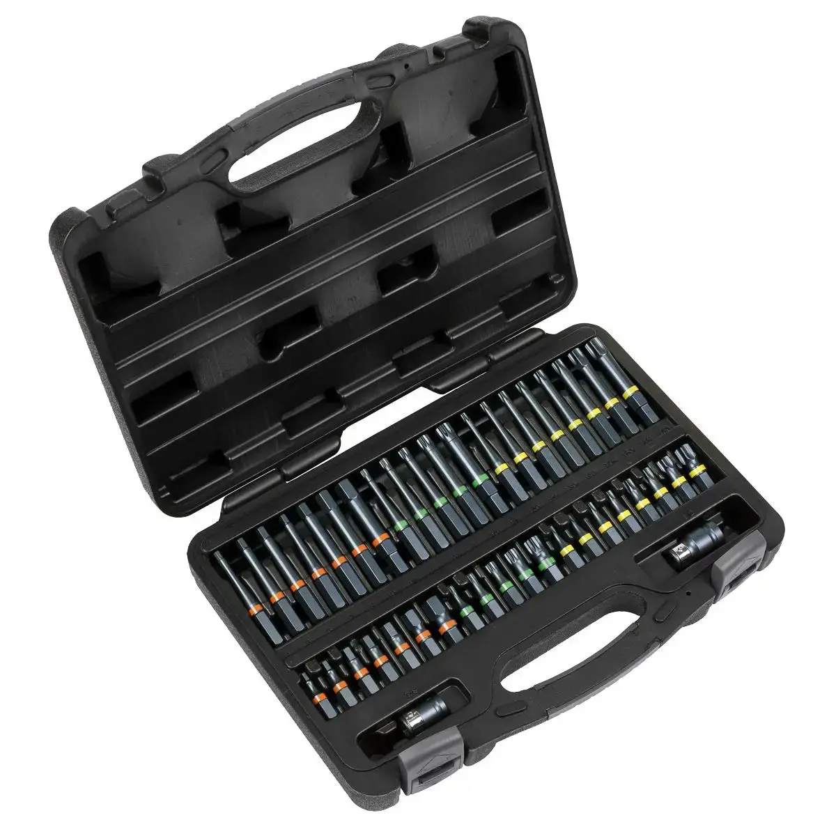 Sealey Premier Trx-Star*/Hex/Spline Bit Set Impact 42Pc 3/8" & 1/2"Sq Drive 1