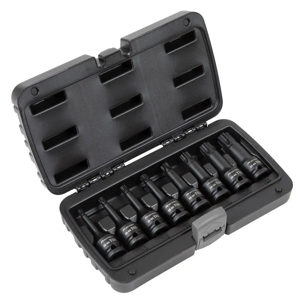 Sealey Premier Trx-Star* Impact Socket Bit Set 1/2"Sq Drive 8Pc 1