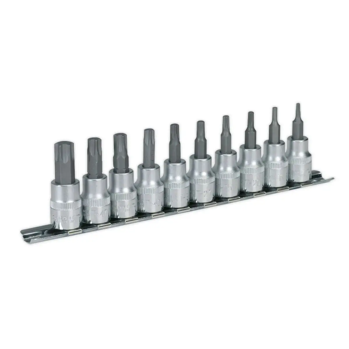 Sealey Premier Trx-Star* Socket Bit Set 10Pc 3/8"Sq Drive 1