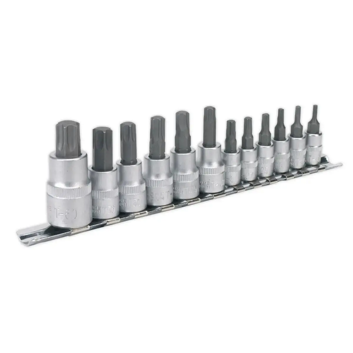 Sealey Premier Trx-Star* Socket Bit Set 12Pc 1/4", 3/8" & 1/2"Sq Drive 1