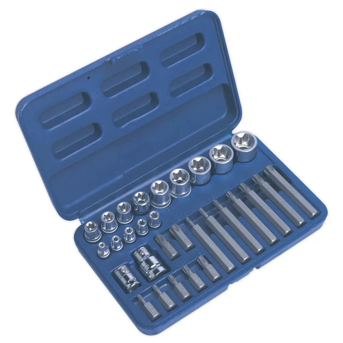 Sealey Premier Trx-Star* Socket & Bit Set 30Pc 1/4", 3/8" & 1/2"Sq Drive 1