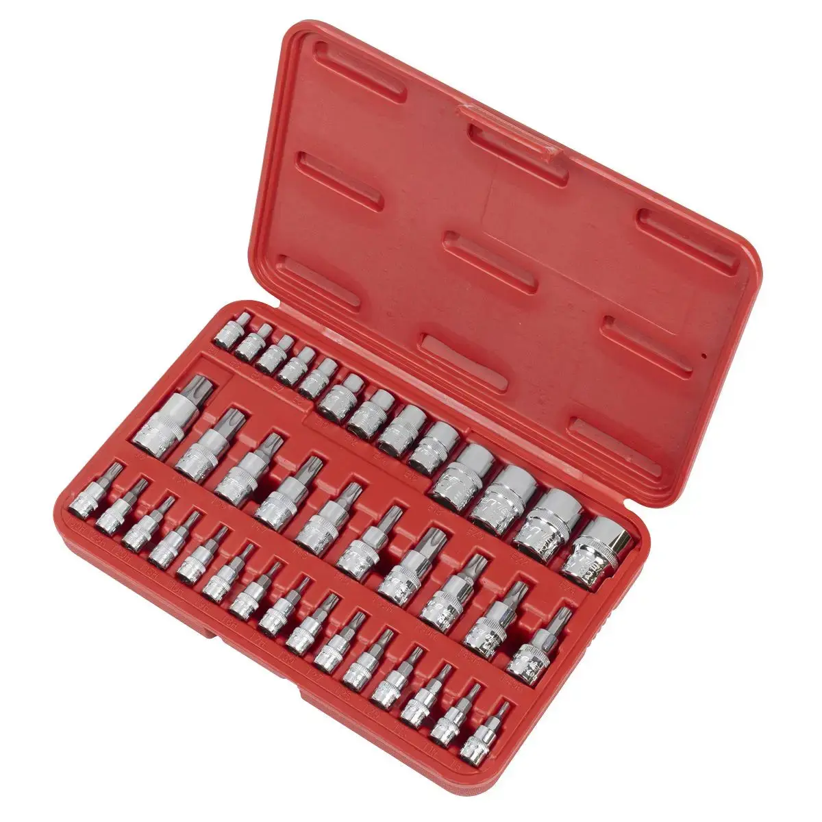 Sealey Premier Trx-Star* Socket & Security Socket Bit Set 1/4", 3/8" & 1/2"Sq Drive 38Pc 2