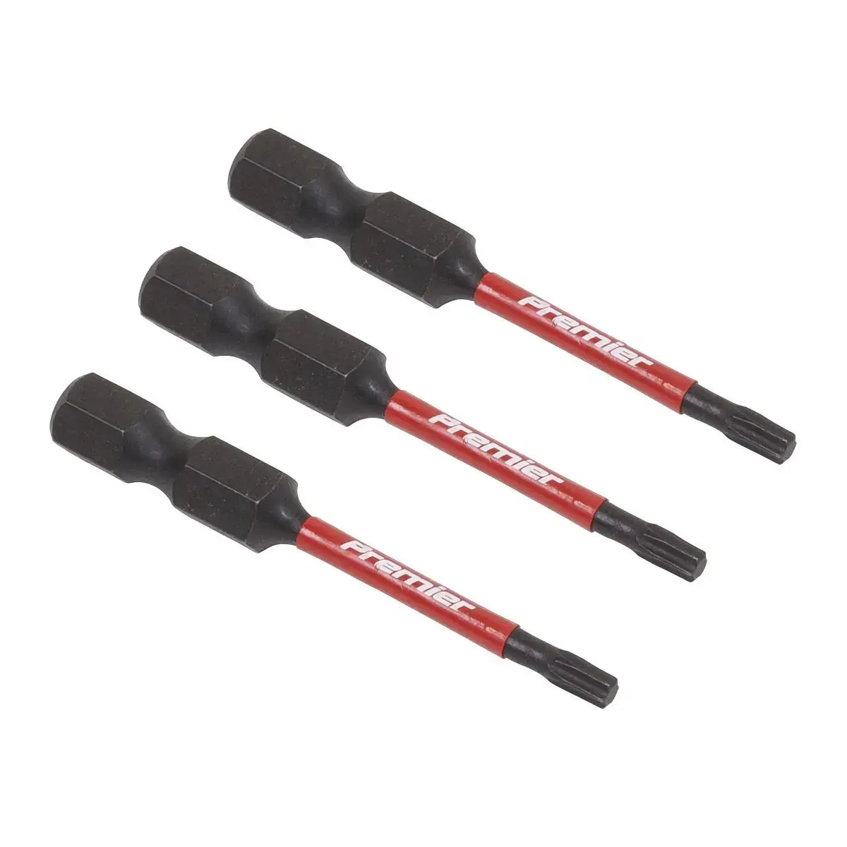 Sealey Premier Trx-Star* T10 Impact Power Tool Bits 50Mm - 3Pc 1