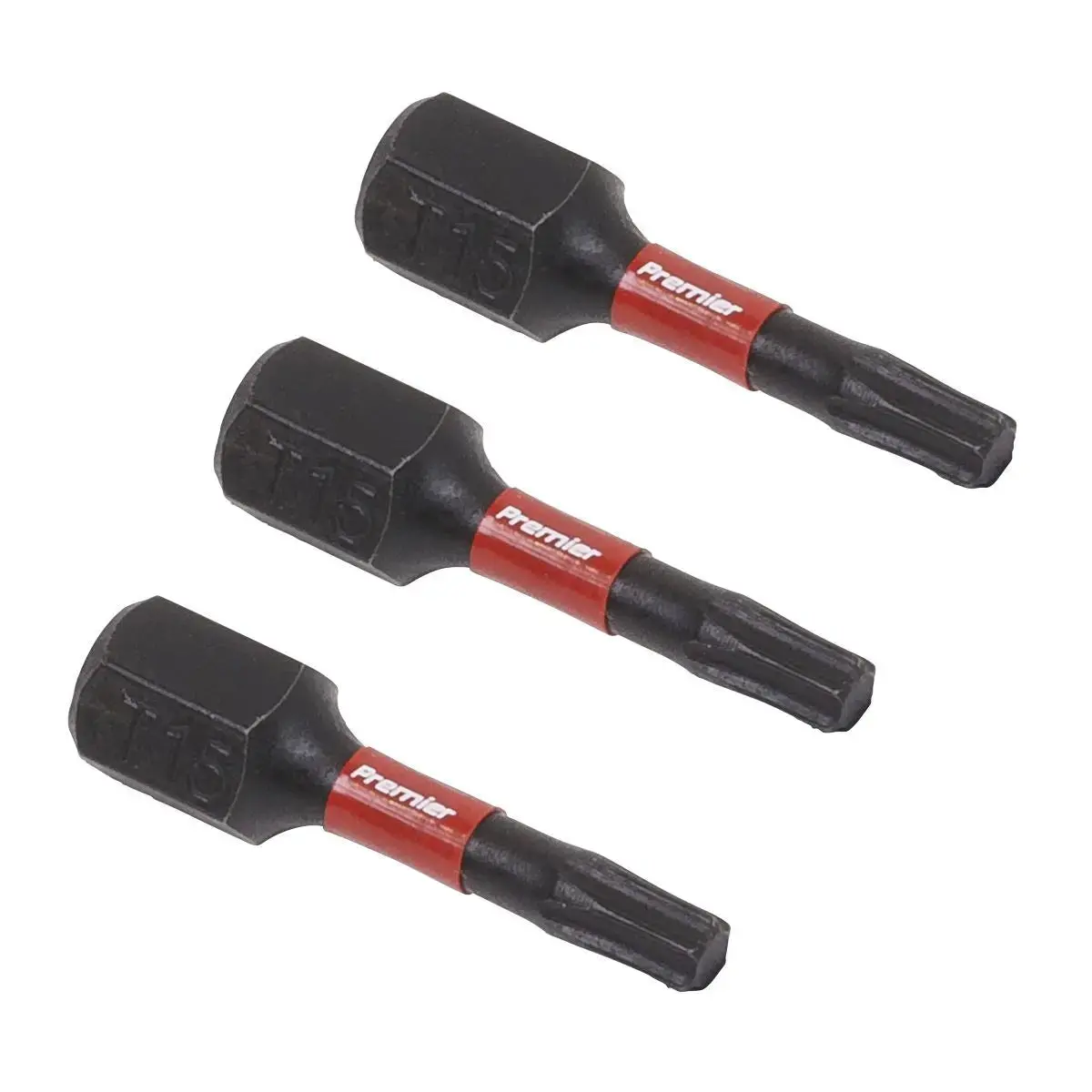 Sealey Premier Trx-Star* T15 Impact Power Tool Bits 25Mm - 3Pc 1