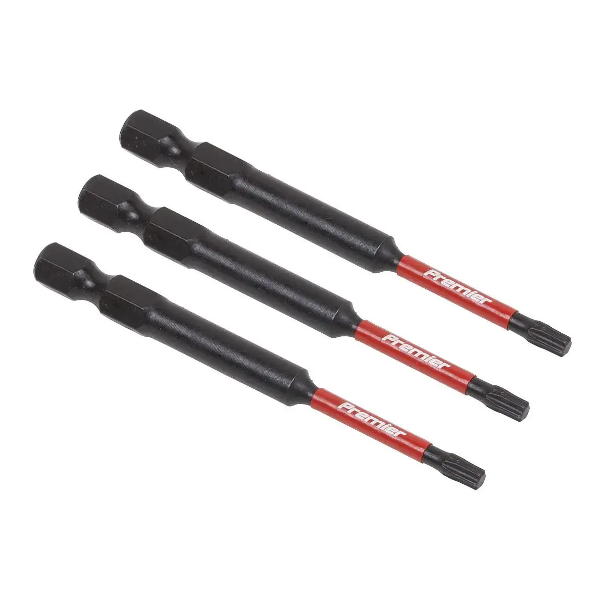 Sealey Premier Trx-Star* T15 Impact Power Tool Bits 75Mm - 3Pc 1