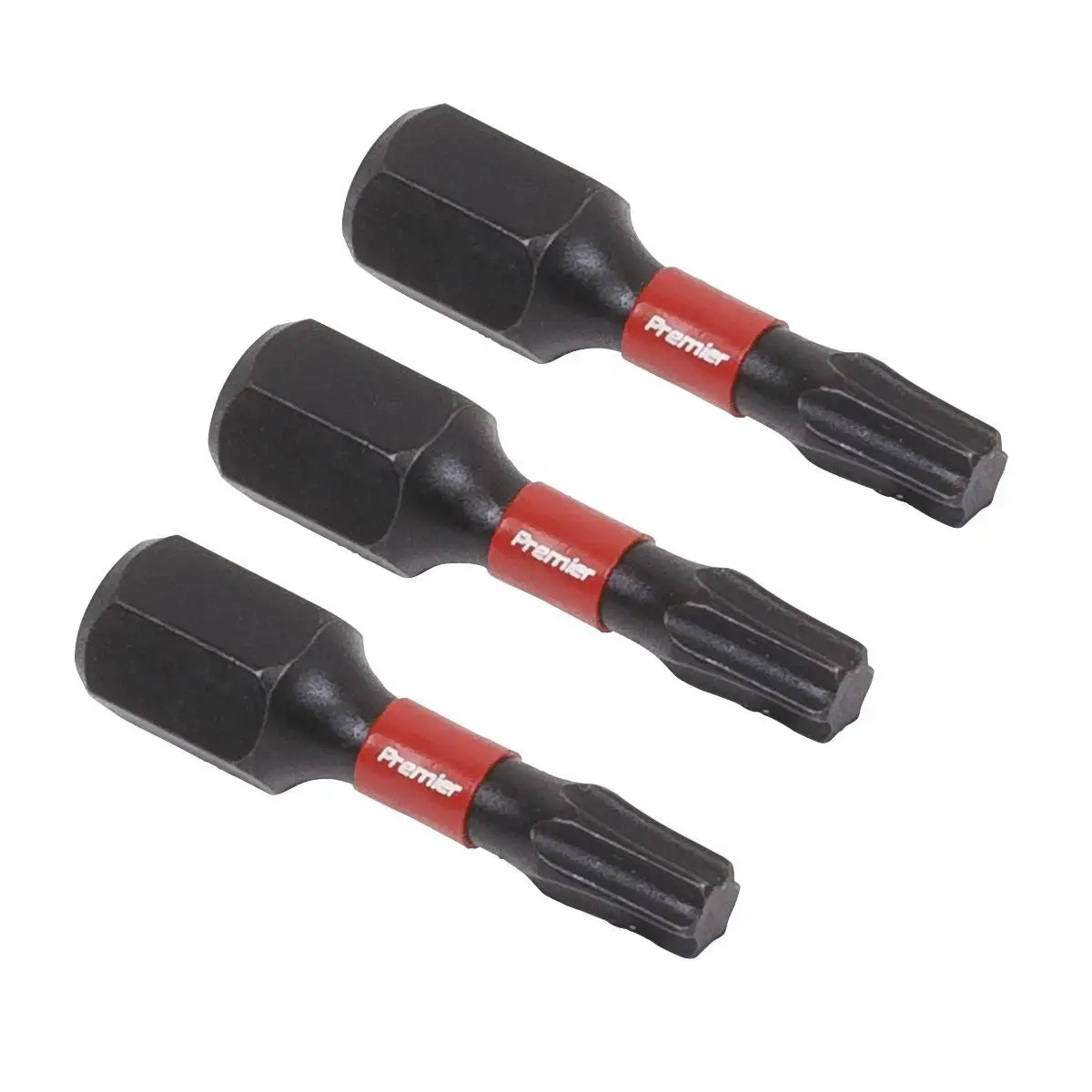 Sealey Premier Trx-Star* T20 Impact Power Tool Bits 25Mm - 3Pc 1