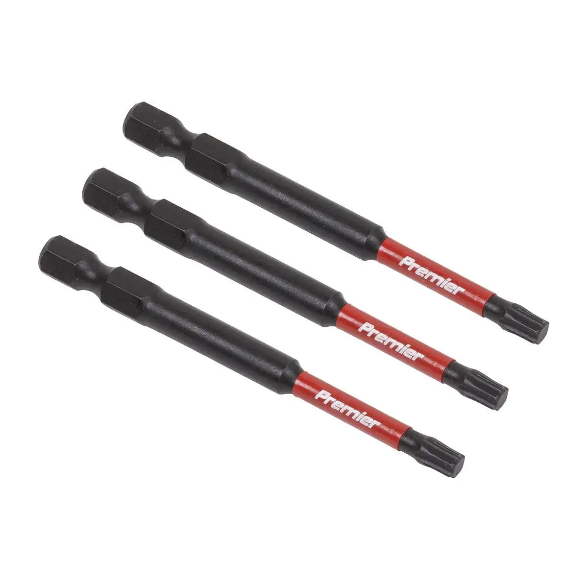 Sealey Premier Trx-Star* T25 Impact Power Tool Bits 75Mm - 3Pc 1