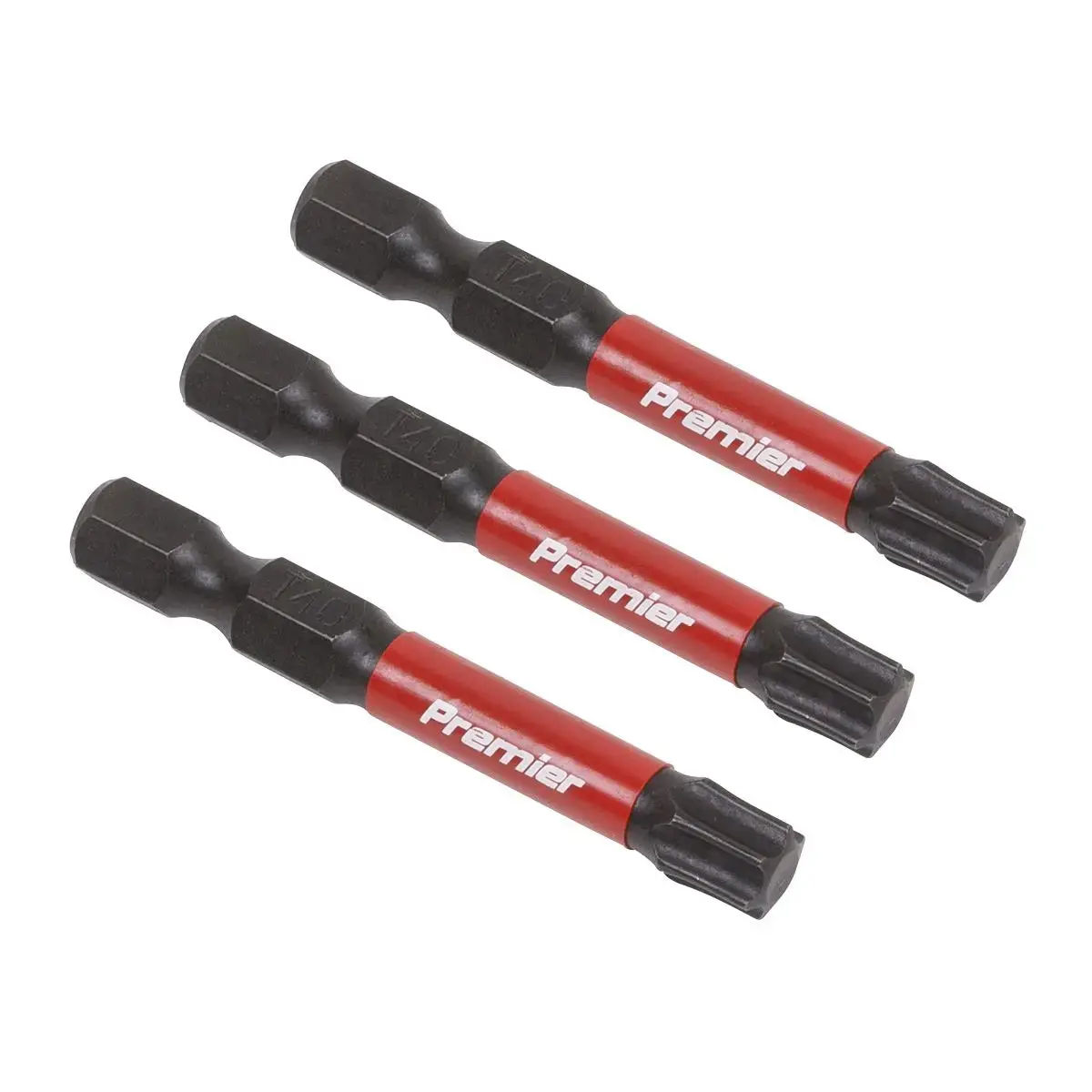 Sealey Premier Trx-Star* T40 Impact Power Tool Bits 50Mm - 3Pc 1