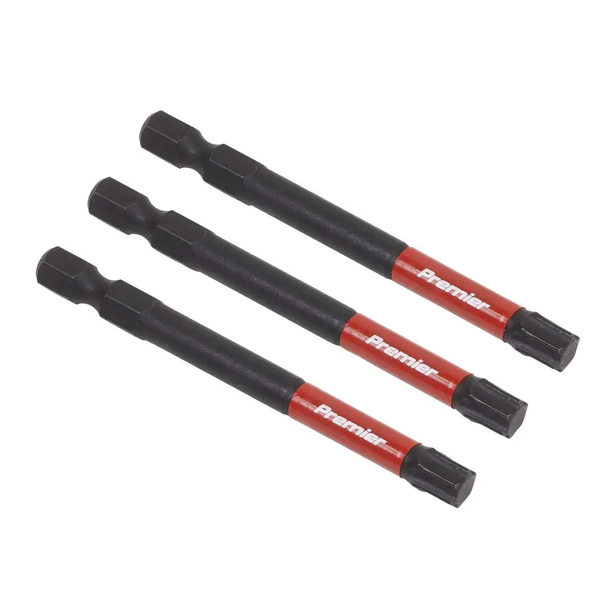 Sealey Premier Trx-Star* T40 Impact Power Tool Bits 75Mm - 3Pc 1