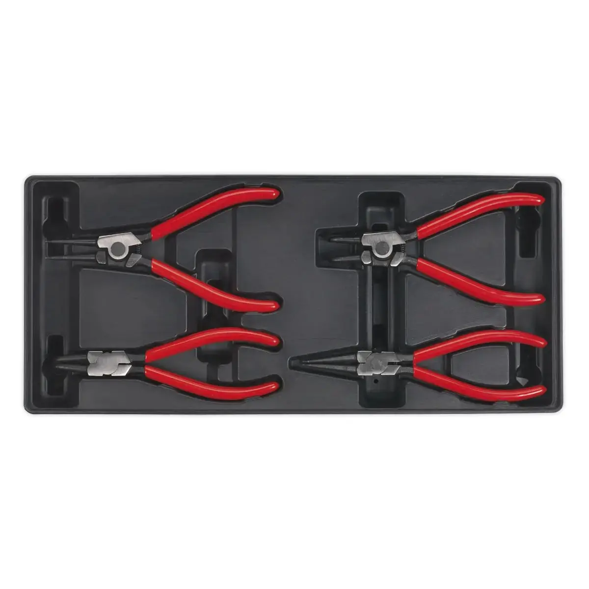 Sealey Premier Tool Tray With Circlip Pliers Set 4Pc 1