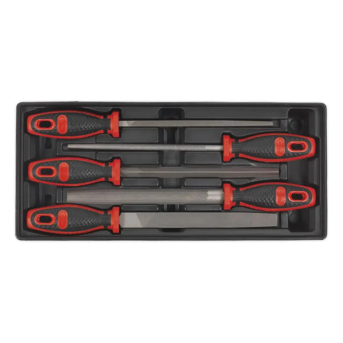 Sealey Premier Tool Tray With Engineer’S File Set 5Pc 1
