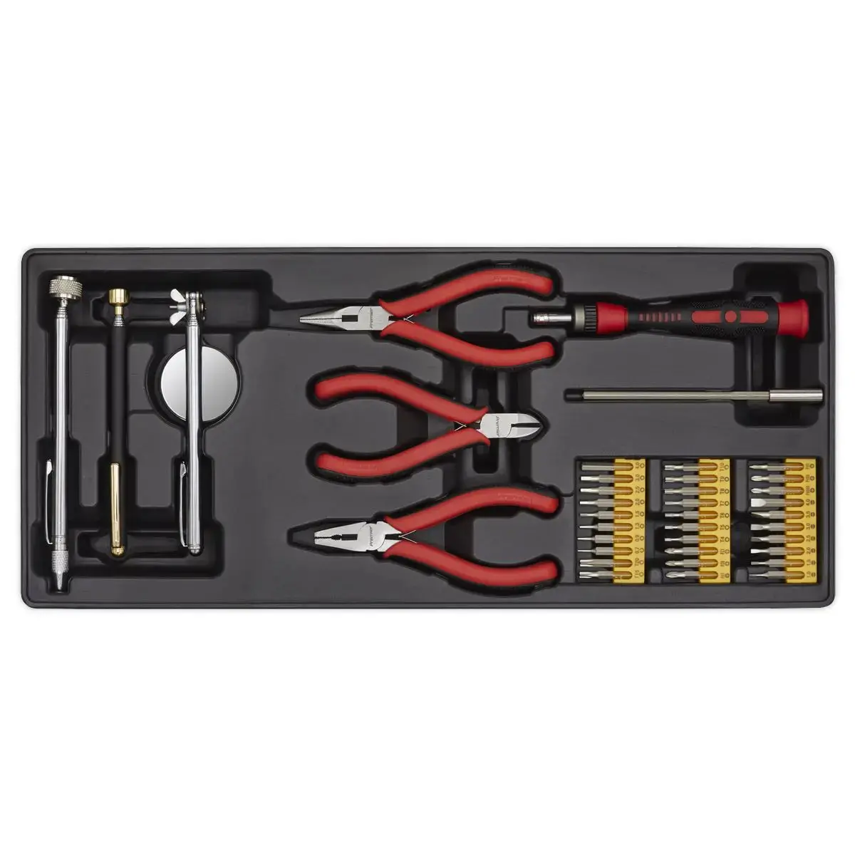 Sealey Premier Tool Tray With Precision & Pick-Up Tool Set 38Pc 1