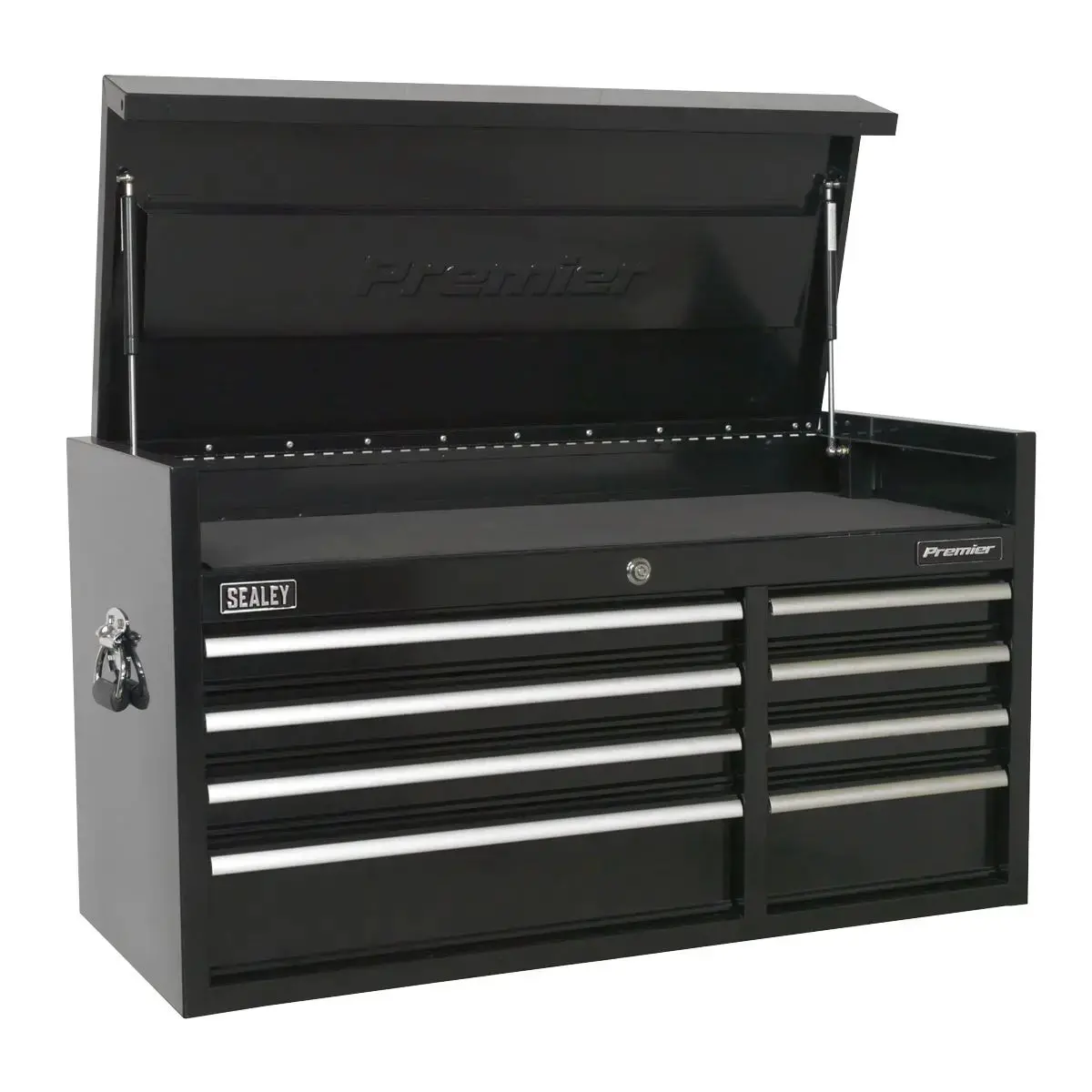 Sealey Premier Topchest 8 Drawer 1040Mm Extra-Wide Heavy-Duty Black 1