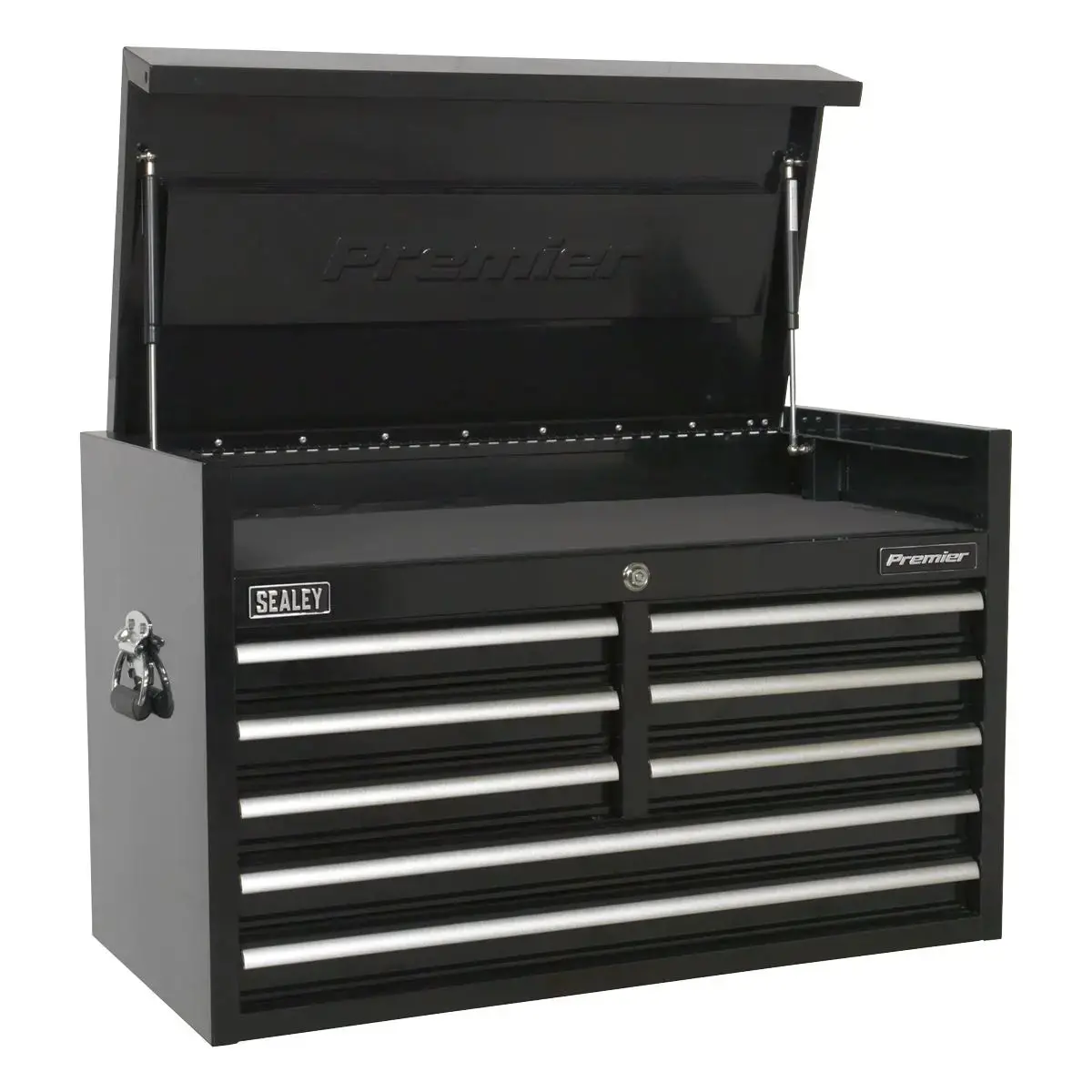 Sealey Premier Topchest 8 Drawer 915Mm Heavy-Duty Black 1