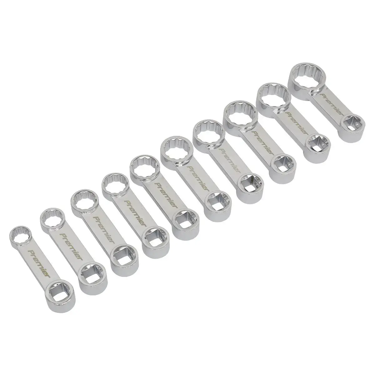 Sealey Premier Torque Adaptor Spanner Set 10Pc 3/8"Sq Drive - Metric 1