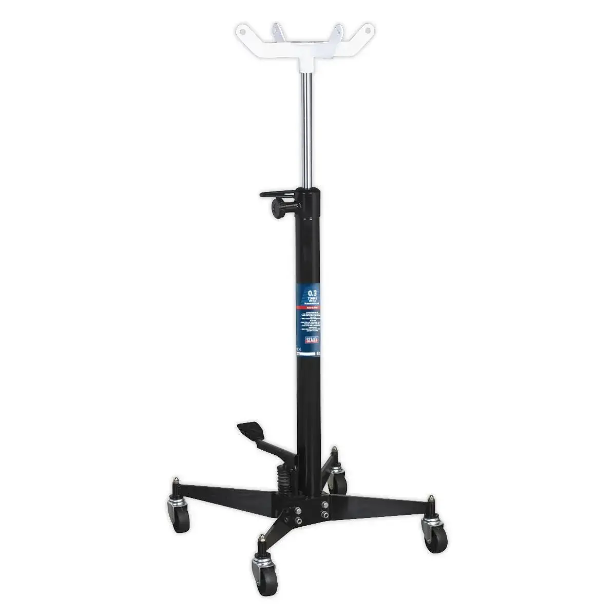 Sealey Premier Vertical Quick Lift Transmission Jack 300Kg 1