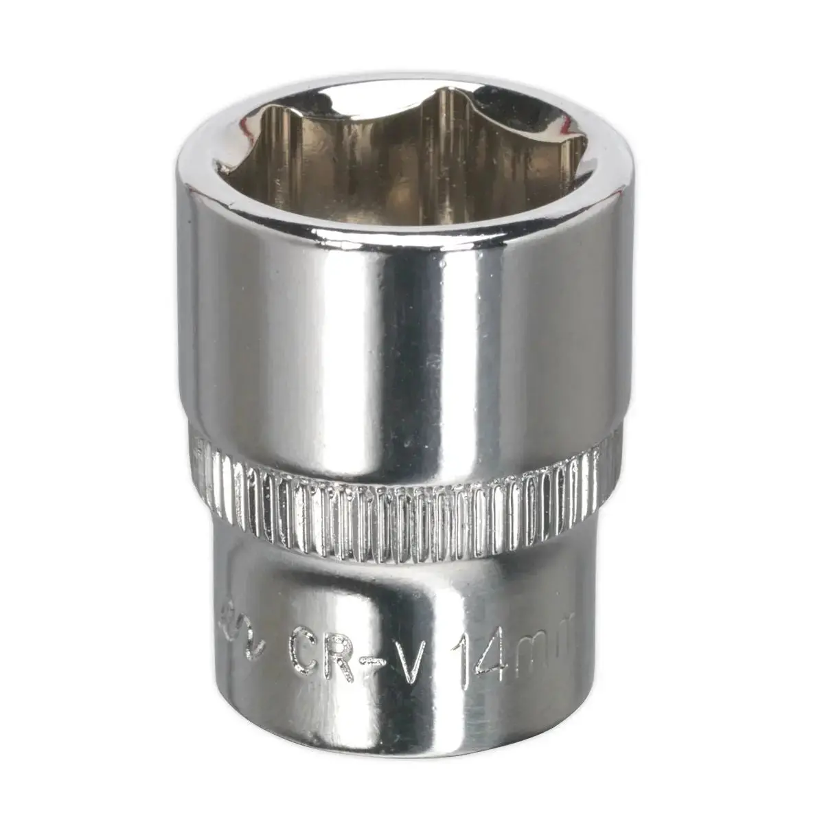 Sealey Premier Walldrive® Socket 14Mm 1/4"Sq Drive Fully Polished 1
