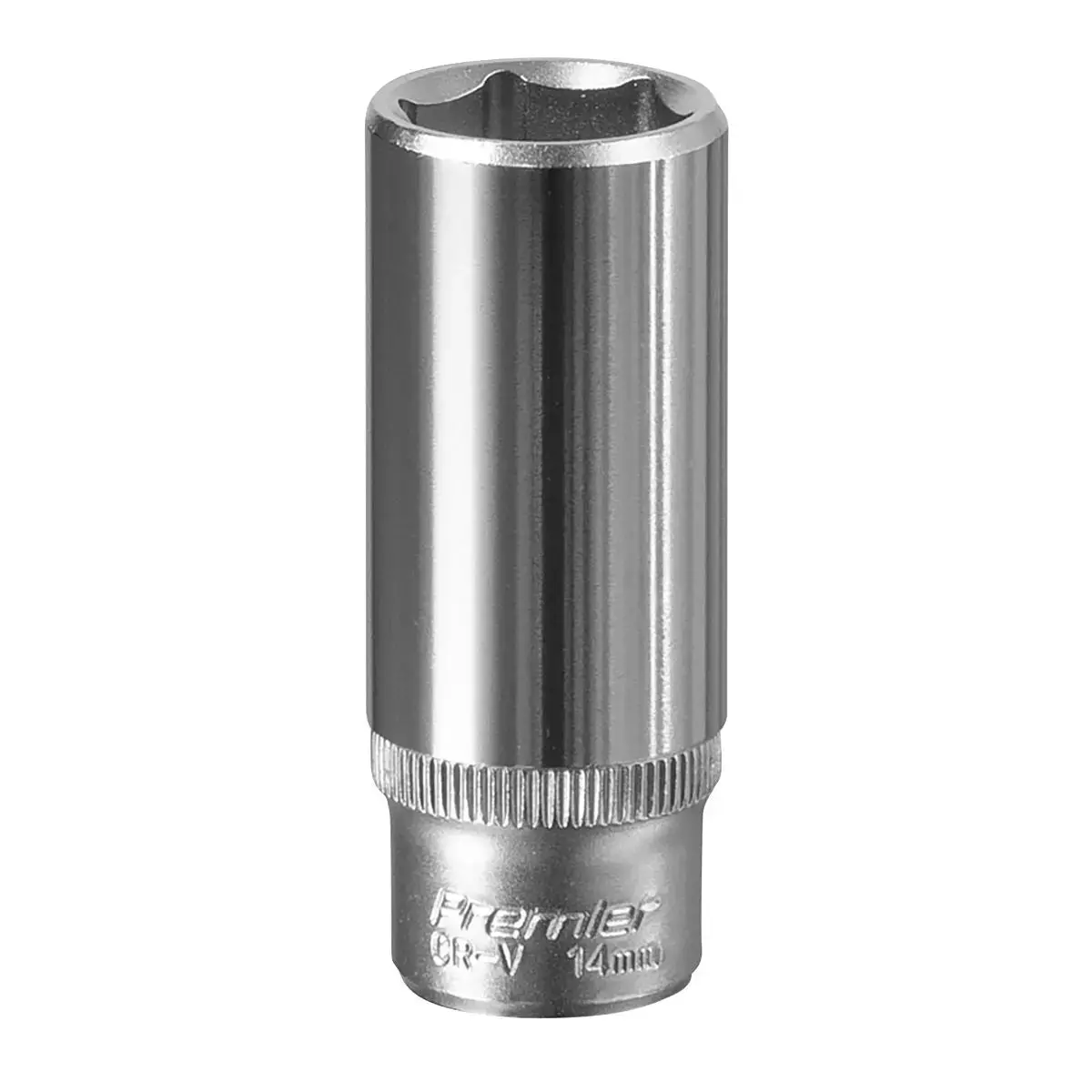 Sealey Premier Walldrive® Socket 14Mm Deep 1/4"Sq Drive 1
