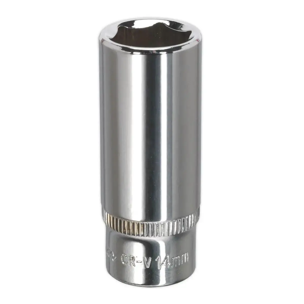 Sealey Premier Walldrive® Socket 14Mm Deep 1/4"Sq Drive Fully Polished 1