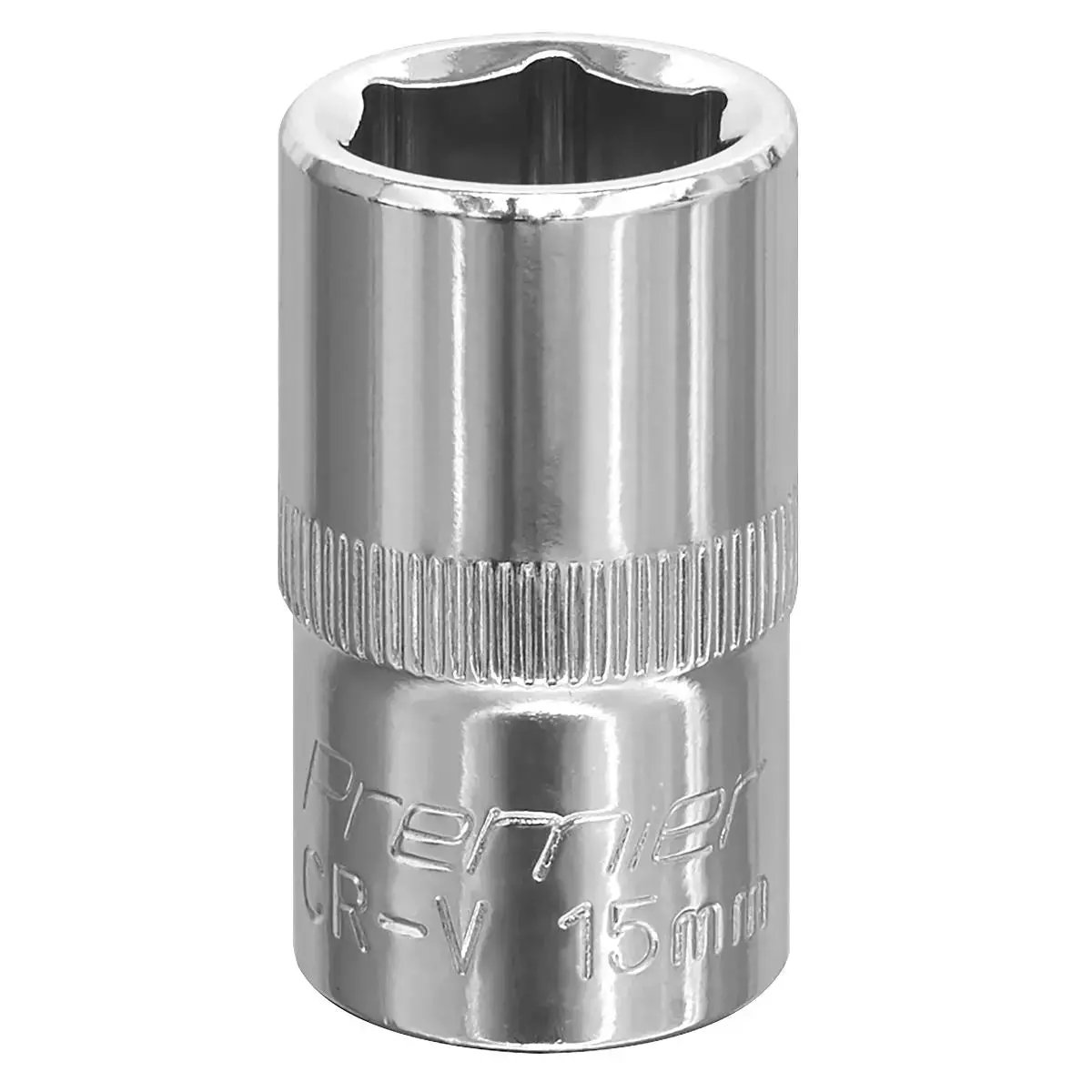 Sealey Premier Walldrive® Socket 15Mm 1/2"Sq Drive Fully Polished 1
