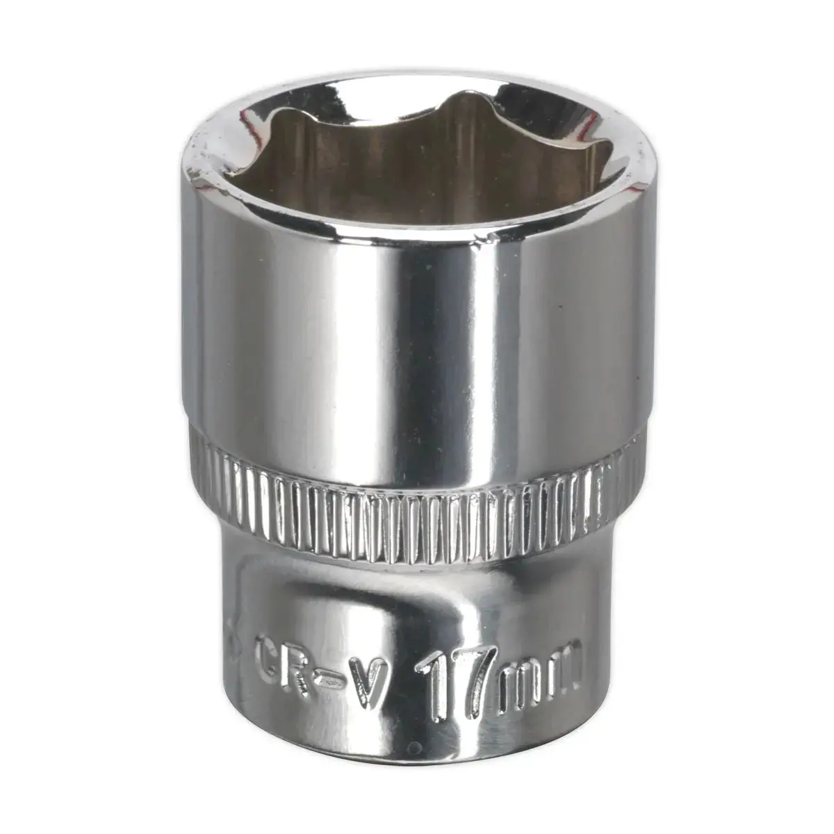 Sealey Premier Walldrive® Socket 17Mm 3/8"Sq Drive Fully Polished 1