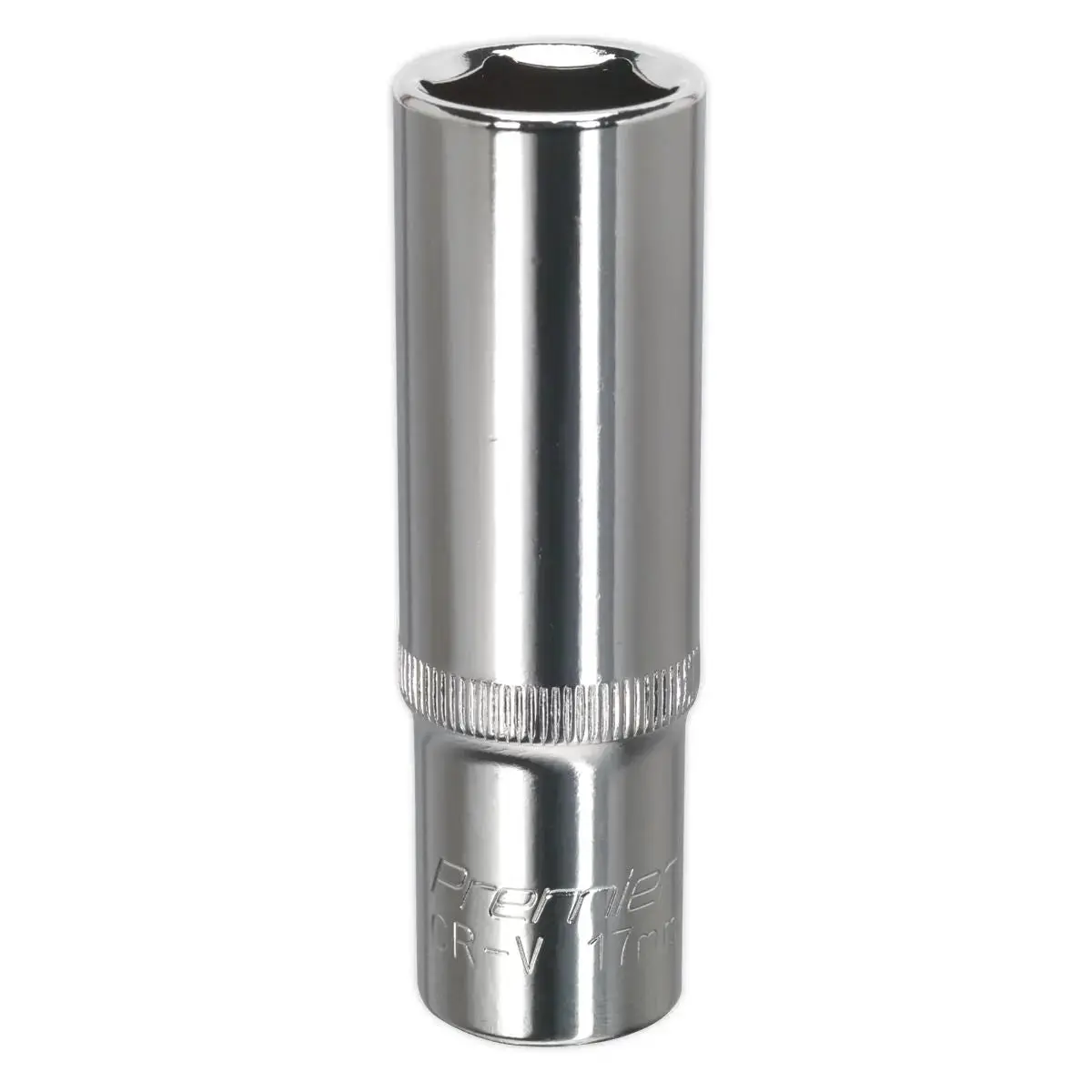 Sealey Premier Walldrive® Socket 17Mm Deep 1/2"Sq Drive Fully Polished 1