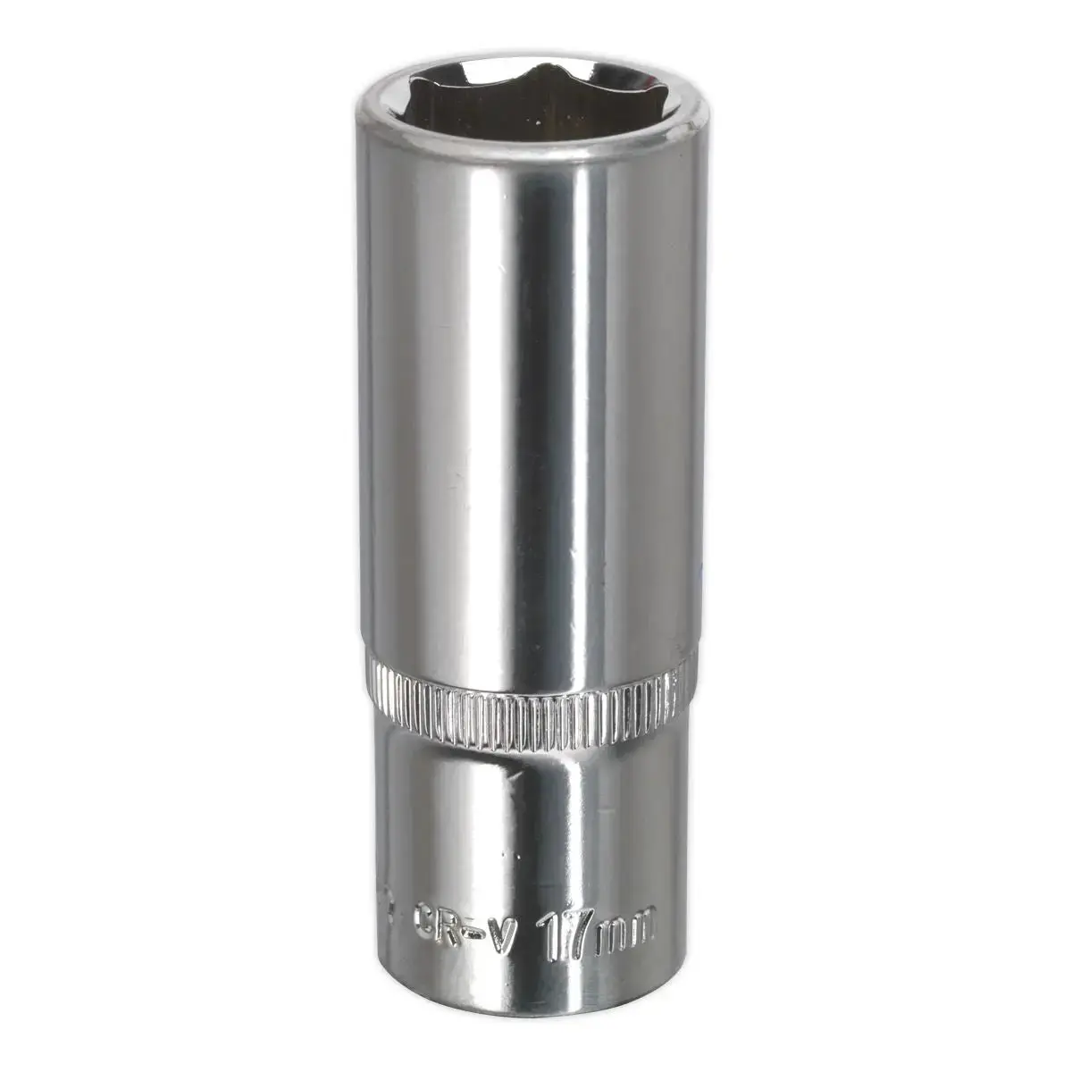 Sealey Premier Walldrive® Socket 17Mm Deep 3/8"Sq Drive Fully Polished 1