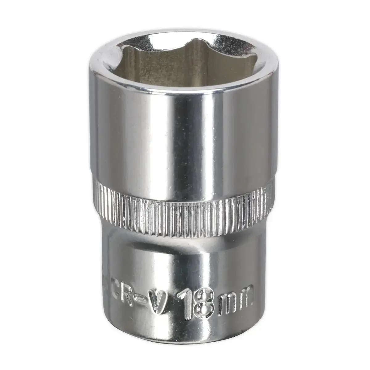 Sealey Premier Walldrive® Socket 18Mm 1/2"Sq Drive Fully Polished 1
