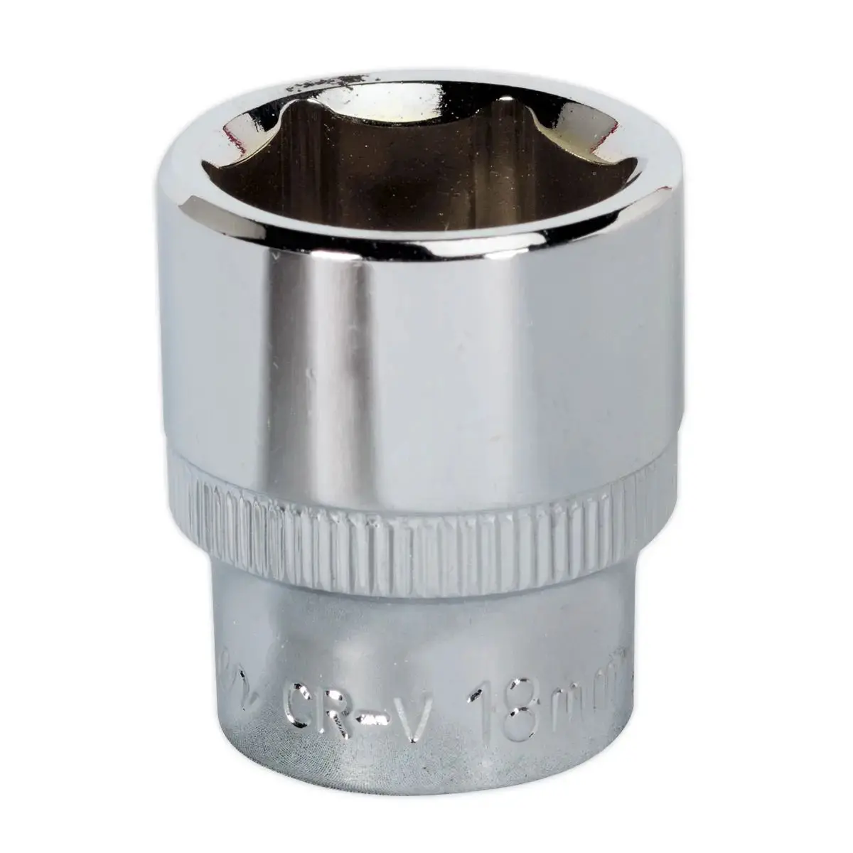 Sealey Premier Walldrive® Socket 18Mm 3/8"Sq Drive Fully Polished 1