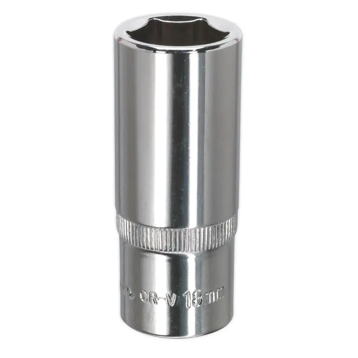 Sealey Premier Walldrive® Socket 18Mm Deep 3/8"Sq Drive Fully Polished 1