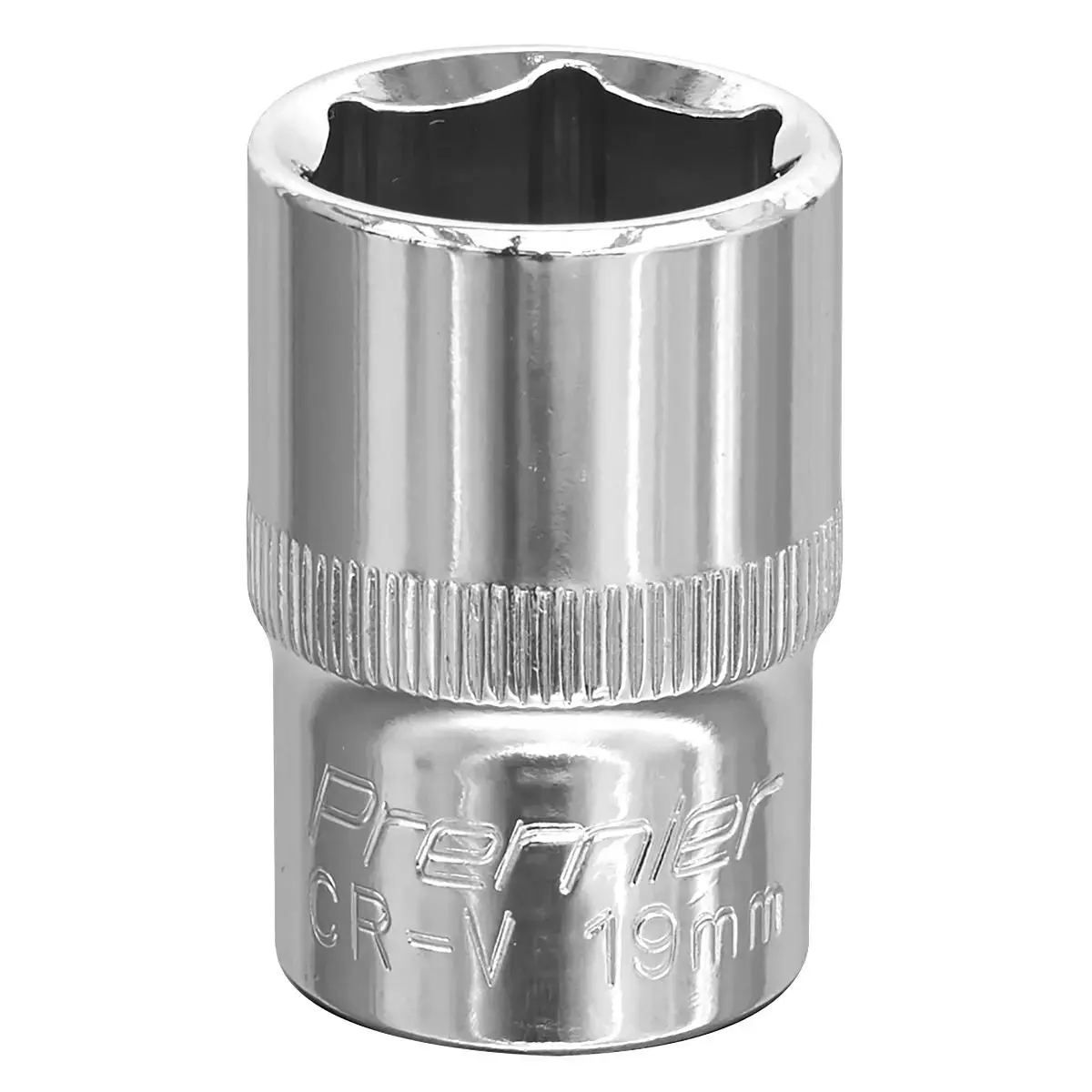Sealey Premier Walldrive® Socket 19Mm 1/2"Sq Drive Fully Polished 1