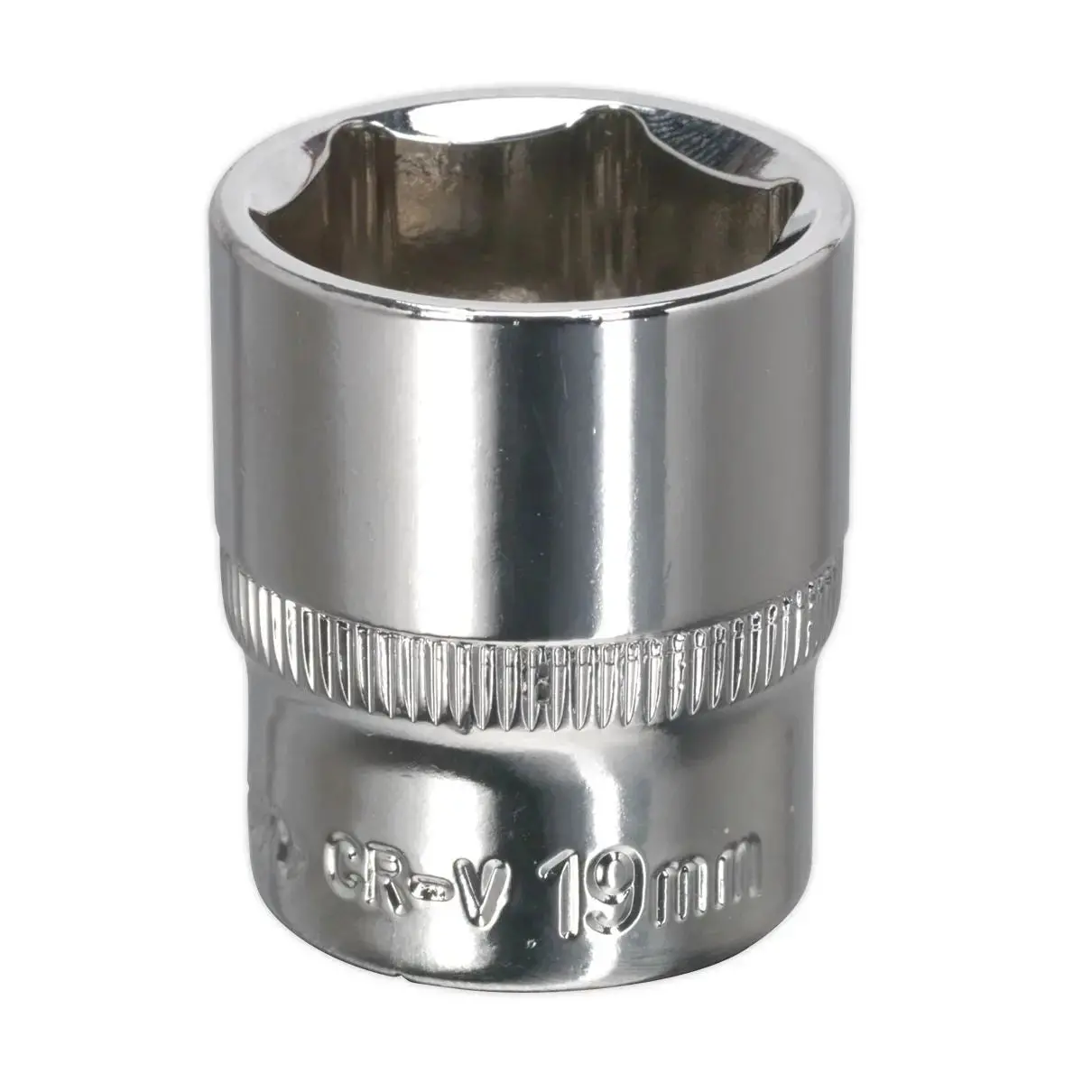 Sealey Premier Walldrive® Socket 19Mm 3/8"Sq Drive Fully Polished 1