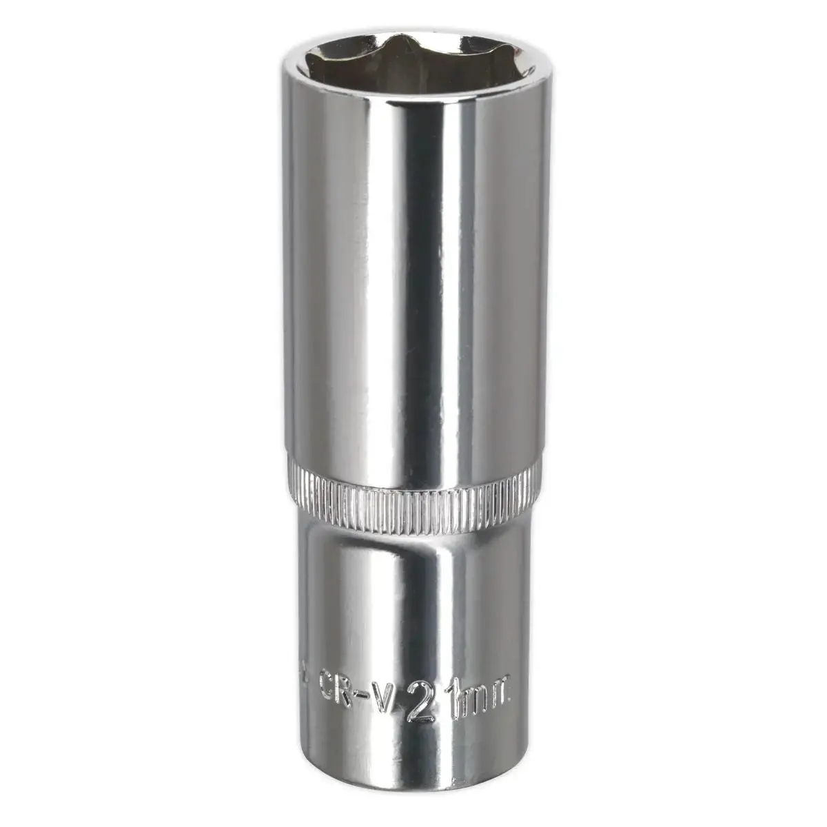 Sealey Premier Walldrive® Socket 21Mm Deep 1/2"Sq Drive Fully Polished 1